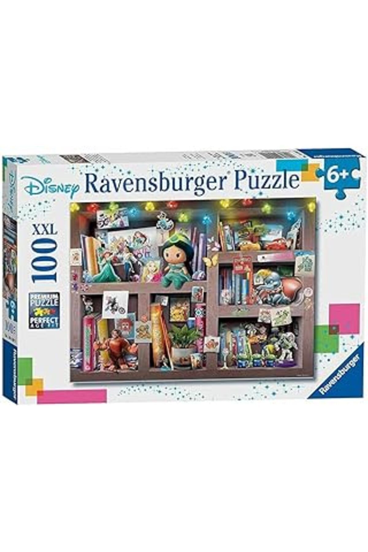 robotrend Ravensburger 104109 100 Parça Puz Wd Kitaplık, Çok Renkli