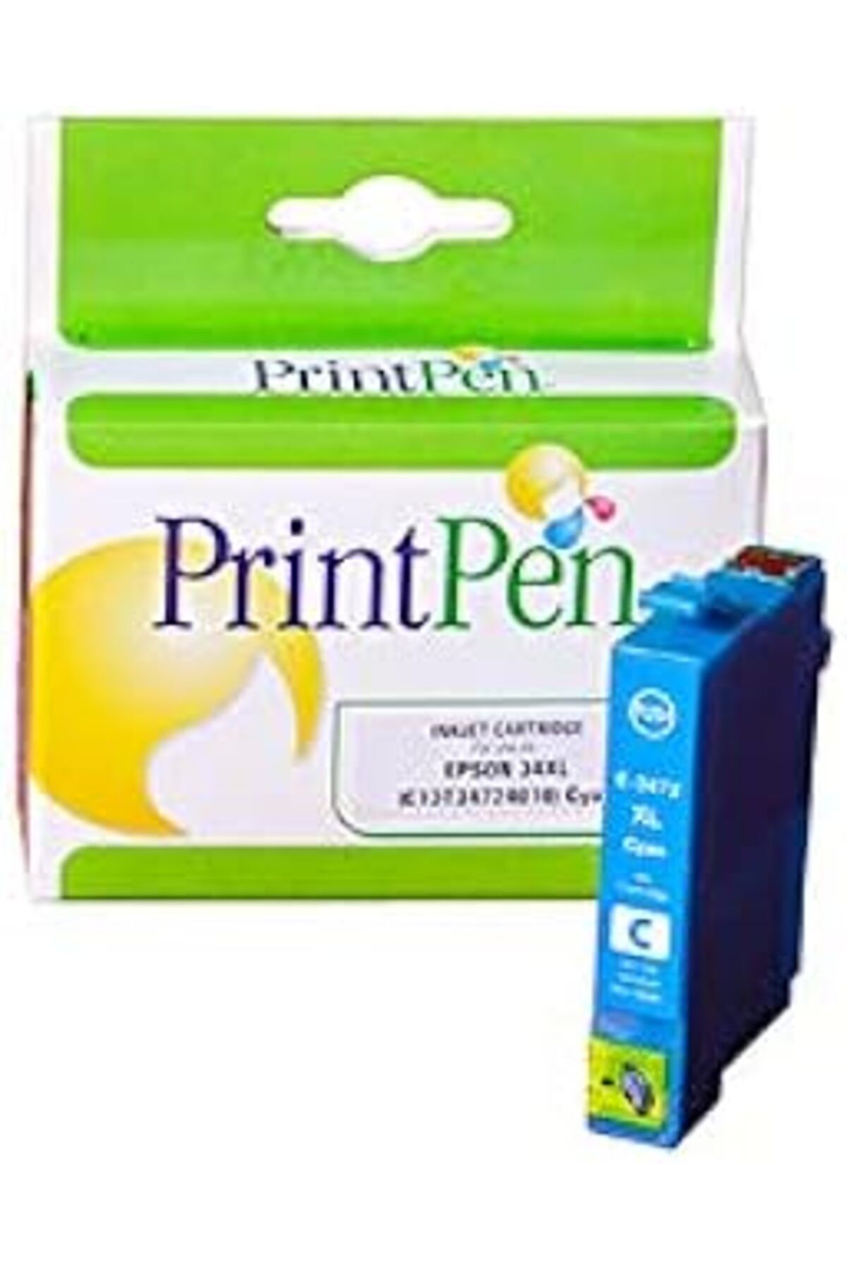 Mu Art Printpen Epson 34Xl (C13T34724010) Cyan Muadil Inkjet Kartuş