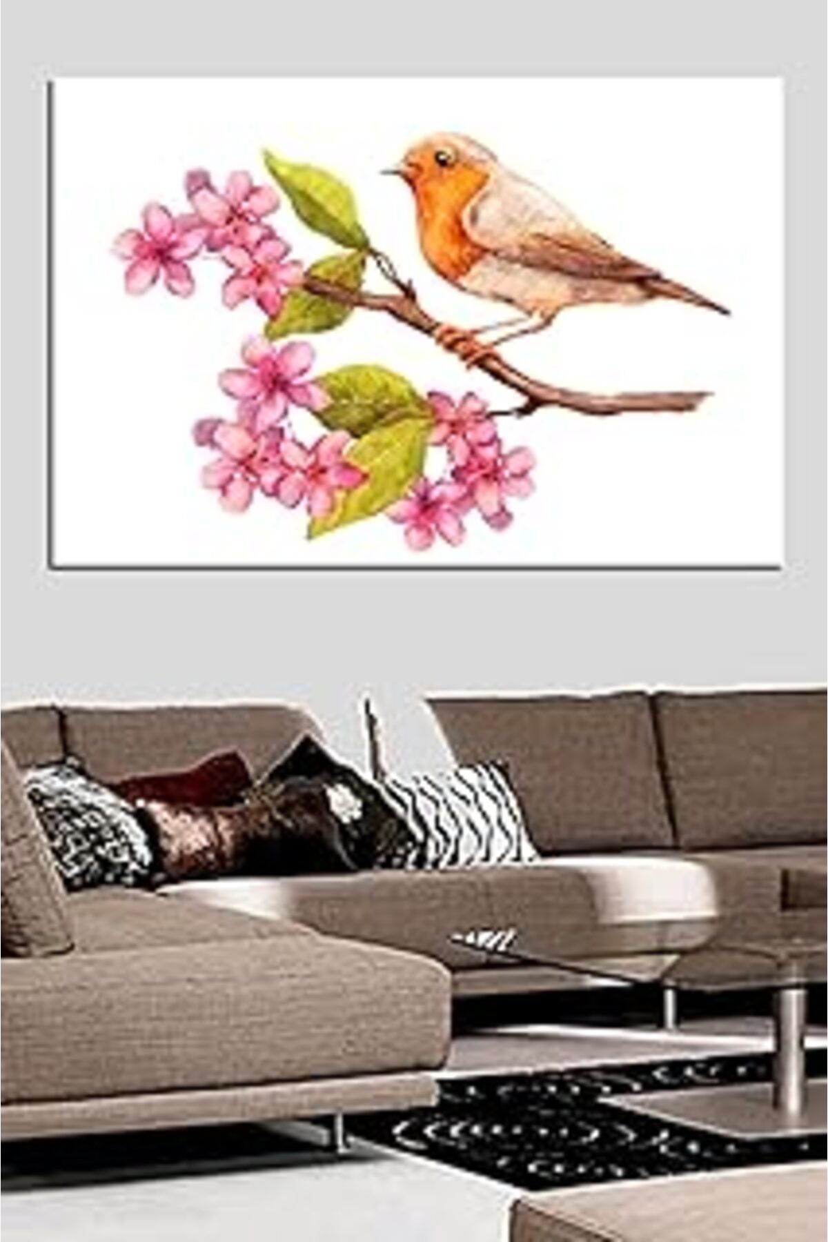Pazarcan Talya Tablo Kuş. Zengin Içerik Için Mağazamızı Ziyaret Ediniz.. 50X70 No-9756