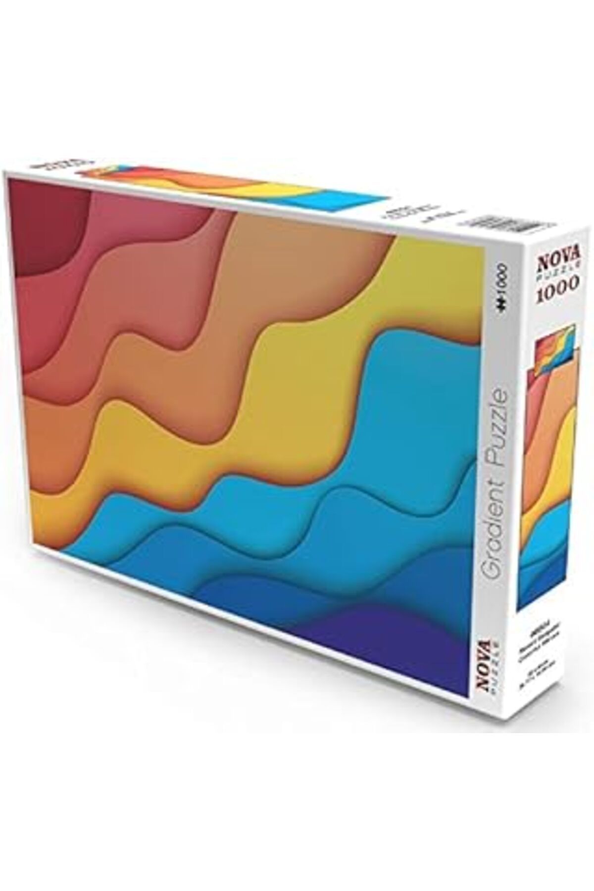 Mu Art Nova Puzzle 1000 Parça Renkli Dalgalar Puzzle