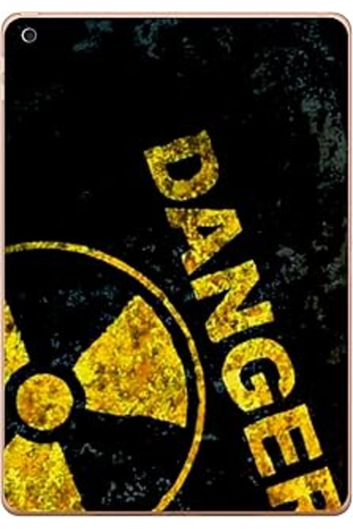 Mu Art Gogo Accessories Ipad 5. Nesil 2018 A1893 A1954 T015 Danger Baskılı Silikon Kılıf
