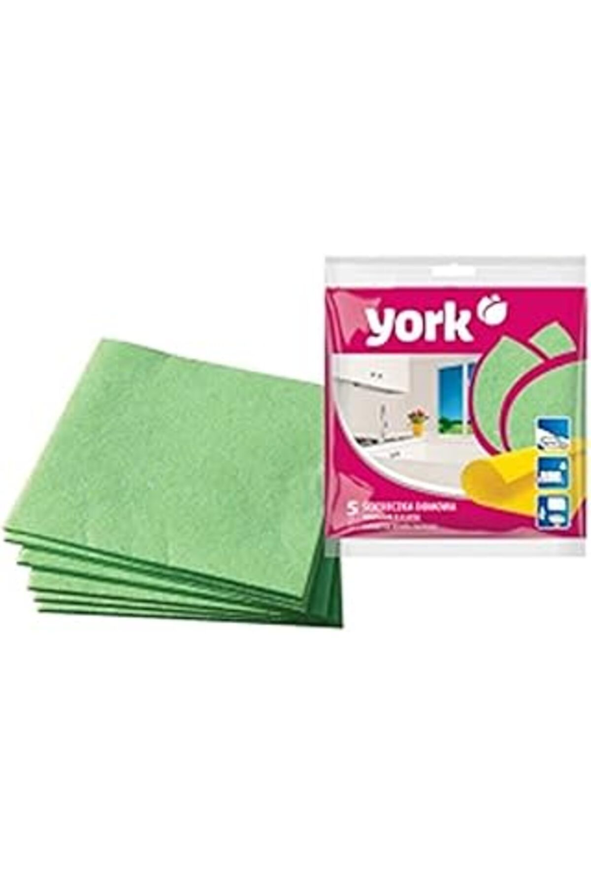 Pazarcan York Temizlik Bezi 35 X 35 Cm 5 Adet