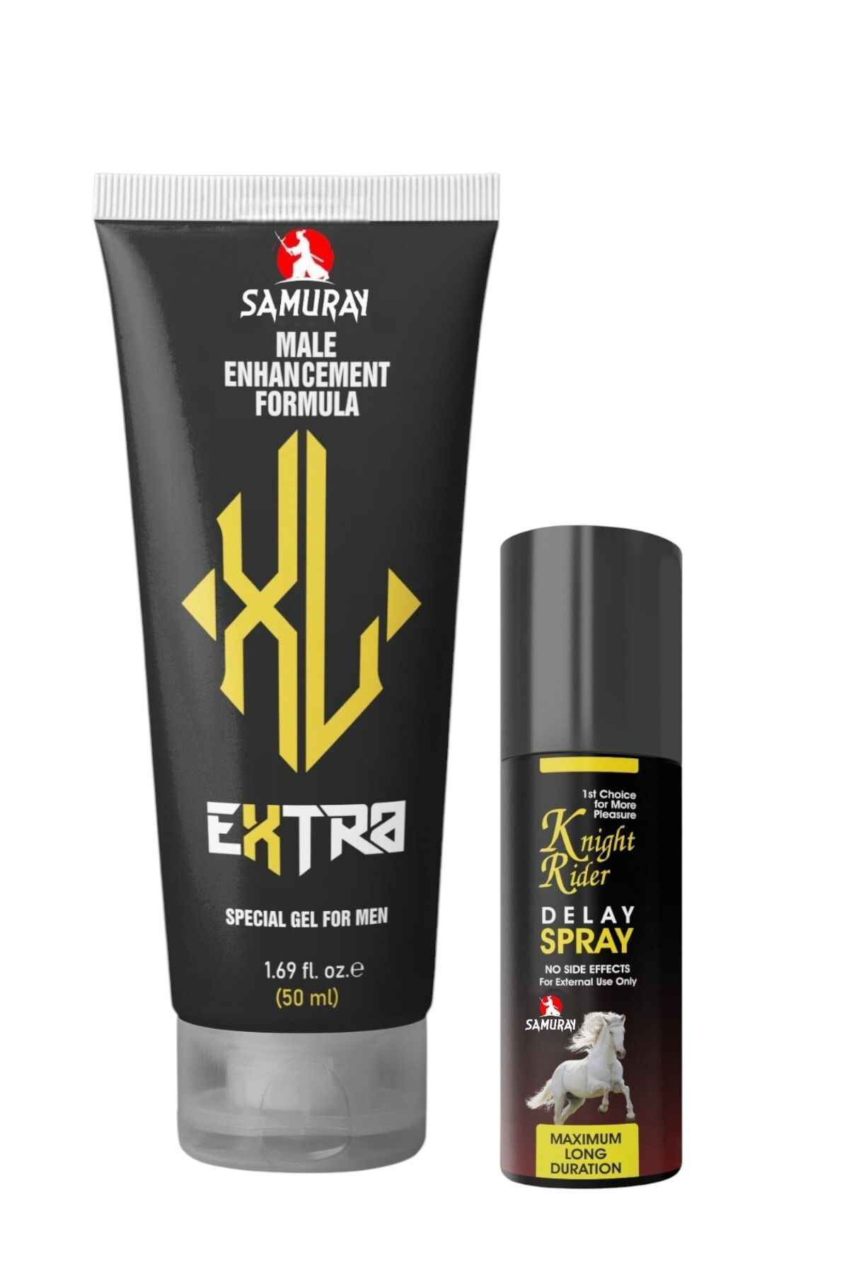 SAMURAY Büyütücülü Krem ve 30 ml Geciktirmeye Yardımcı Sprey