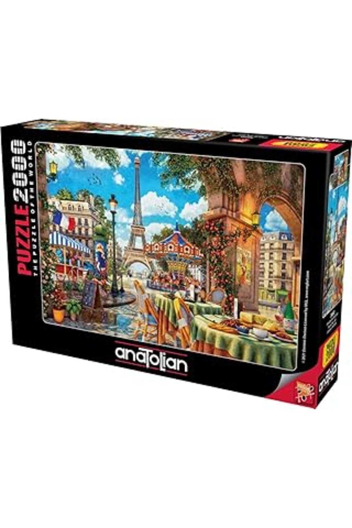 robotrend Anatolian Puzzle - Paris Te Atlı Karınca / 2000 Parça Puzzle, #3960