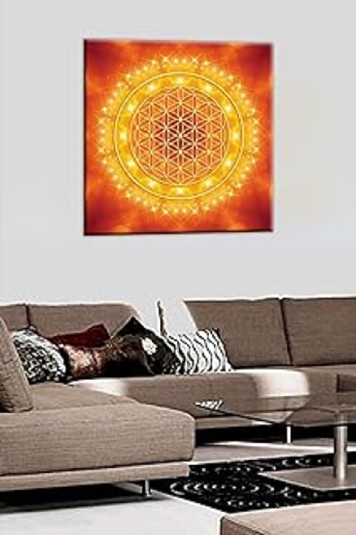 NETWORK ART Talya Tablo Yaşam Çiçeği. Çeşitler için Mağazamızı ziyaret ediniz.. 60x40 no-7684
