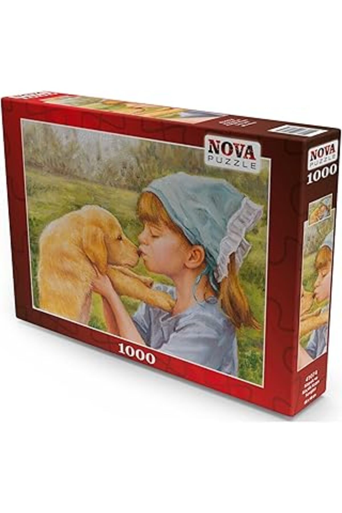 Mu Art Nova Puzzle 1000 Parça Köpek Ve Küçük Kızın Sevgisi