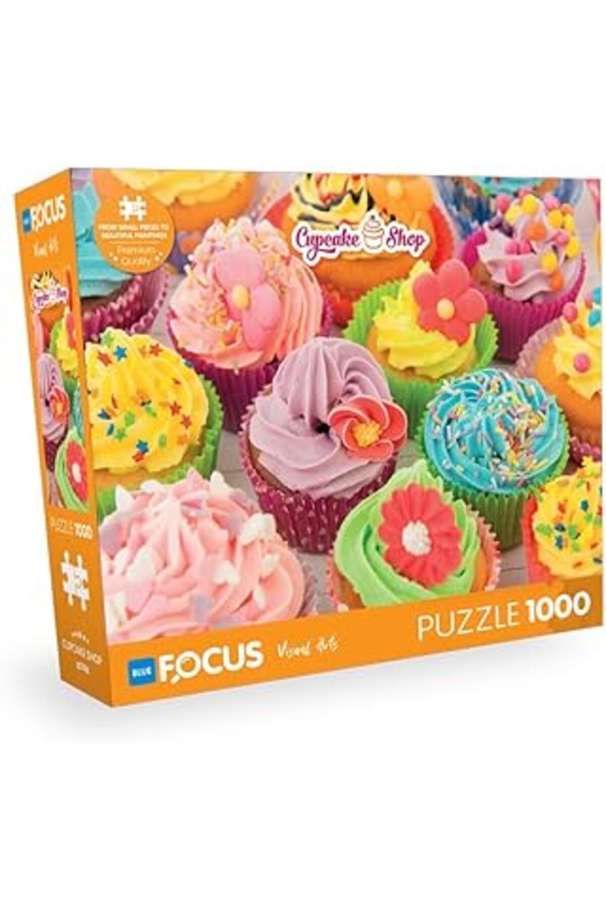 NETWORK ART Blue Focus 1000 Parça Puzzle - Cupcake Shop