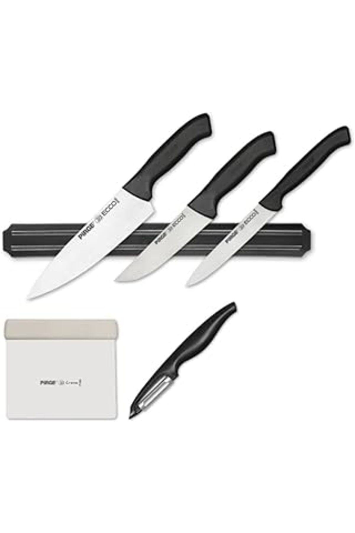Mu Art Pirge 35089 Mıknatıslı Bıçak Seti 6'Lı, Standart Renk