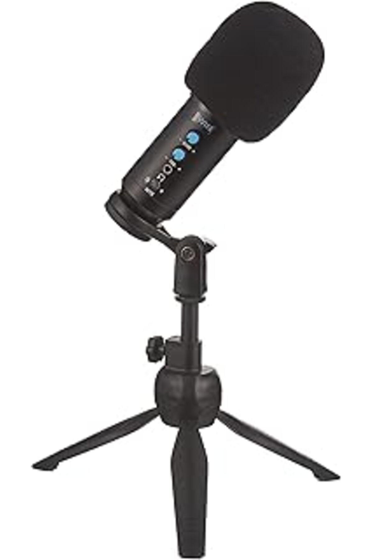 Pazarcan Jwin Rms-14 Condenser Stüdyo Youtuber Ses Kayıt Usb Girişli Mikrofon Seti Sünger Masaüstü Stand Hed