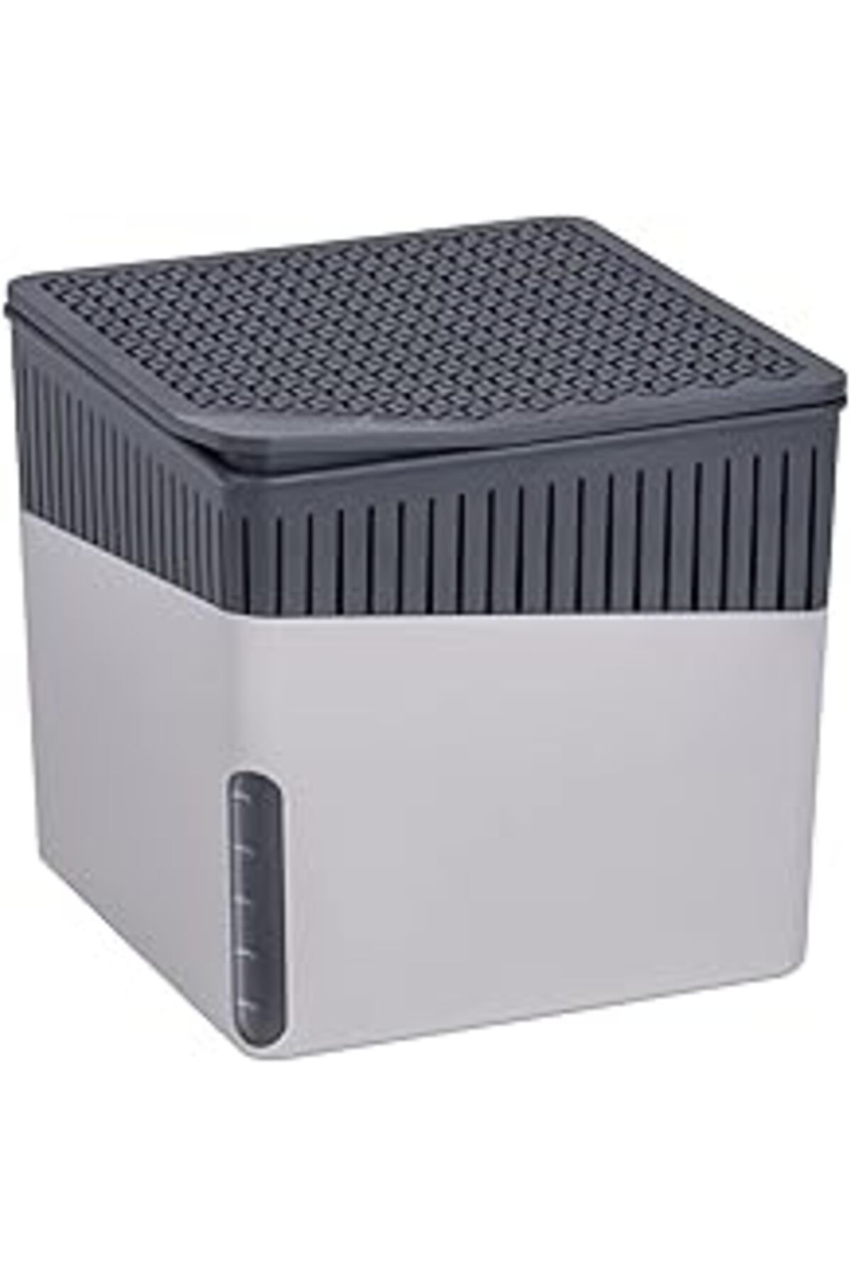 Mu Art Ahşap Wenko Mod. Cube Oda Nem Alıcı, Küf Ve Kokuları Azaltır, Toplama Kasesi 500 G Granül Bloğu Ile Doldu