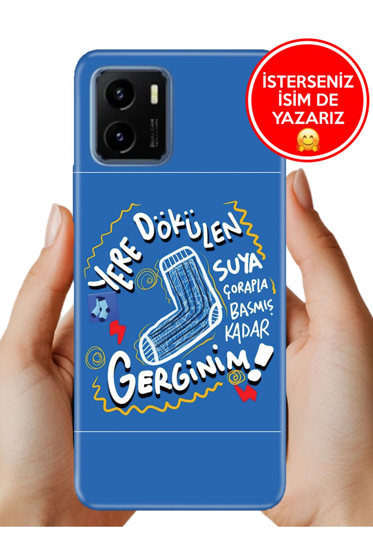 Cekuonline Vivo Y15S Kılıf Gerginim