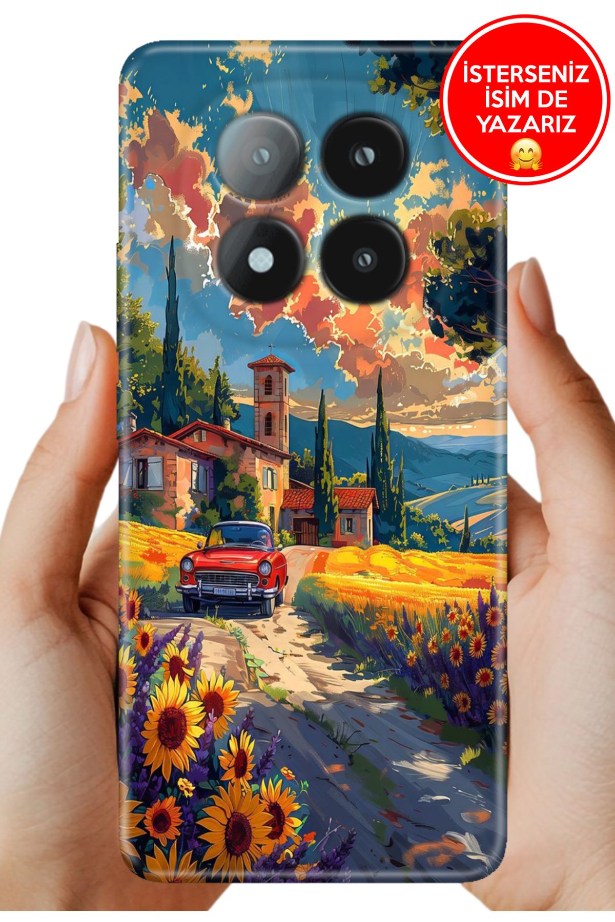 Cekuonline Redmi Note 14 Pro+ Plus Kılıf Kamera Korumalı Full Desen Arka Silikon Köyüm