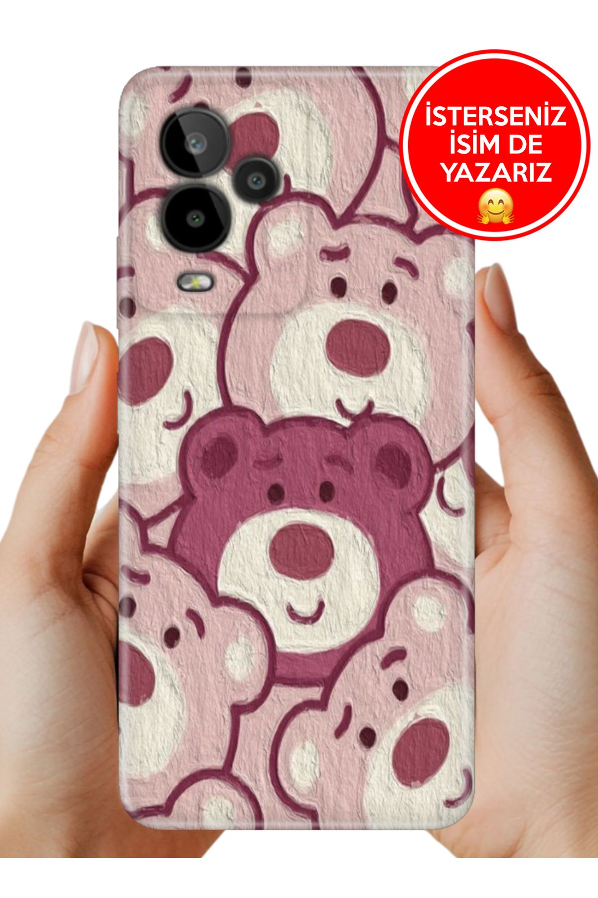 General Mobile GM 24 Pro Kılıf Desenli Baskılı TR-Üretim Kapak Silikon Ayıcık Pattern