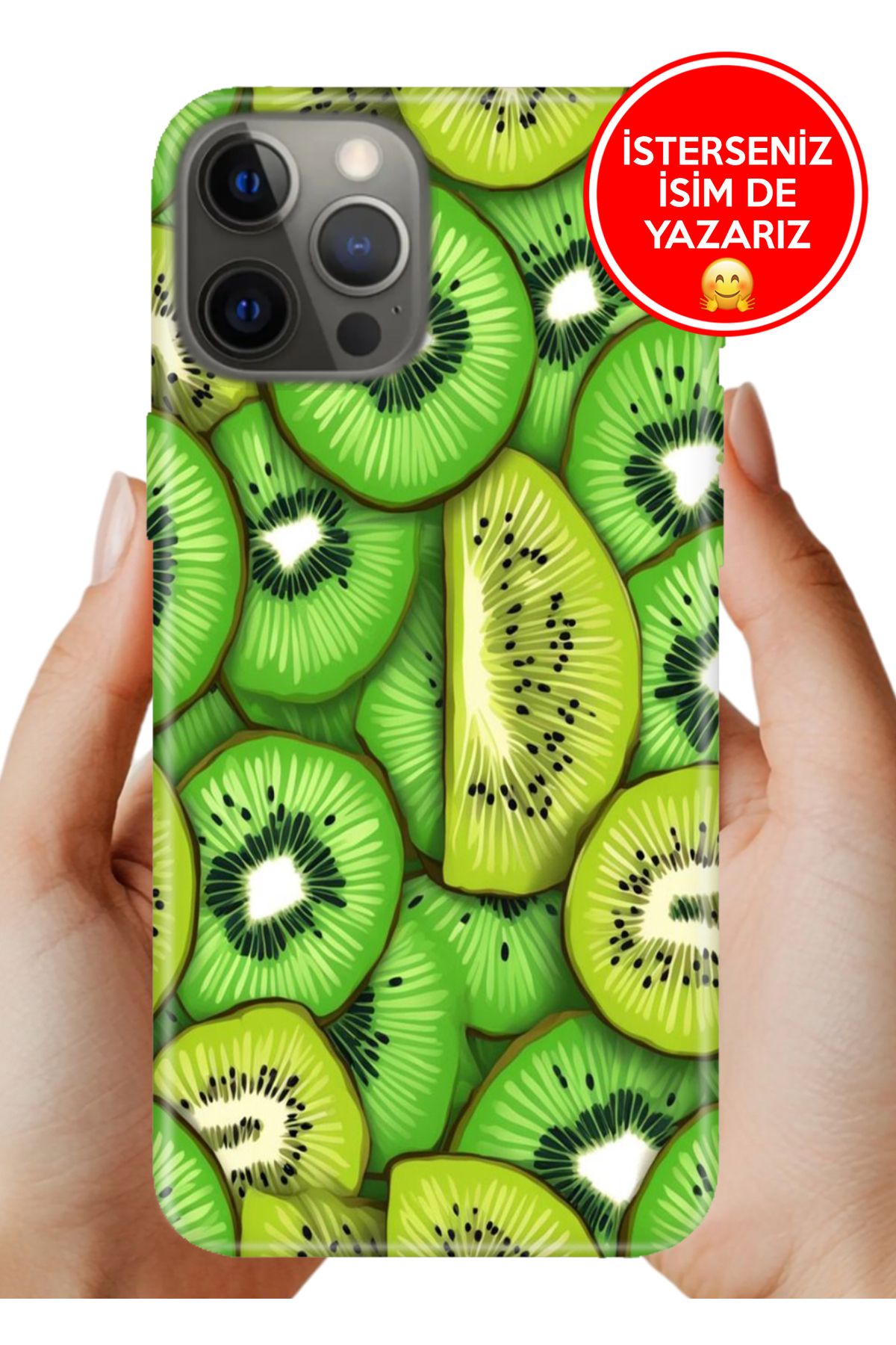 Cekuonline iPhone 12 Pro Max 6.7 5G Kılıf Kamera Korumalı Full Desen Arka Silikon Kivilogy