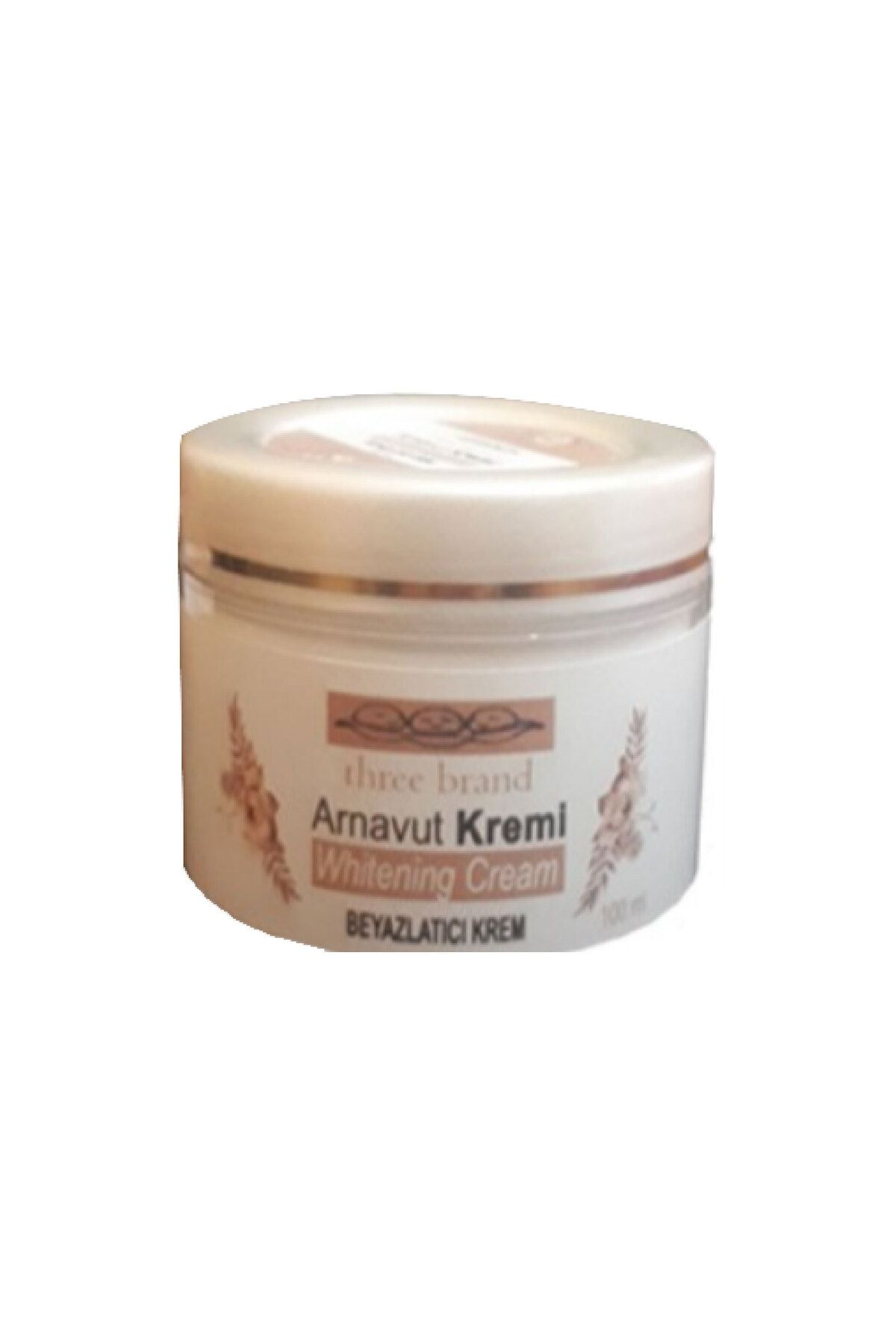 Kişisel ECZA Three Brand Whitens Cream Arnavut Kremi 100ML Cilt Tonu Beyazlatıcı Renk Açıcı