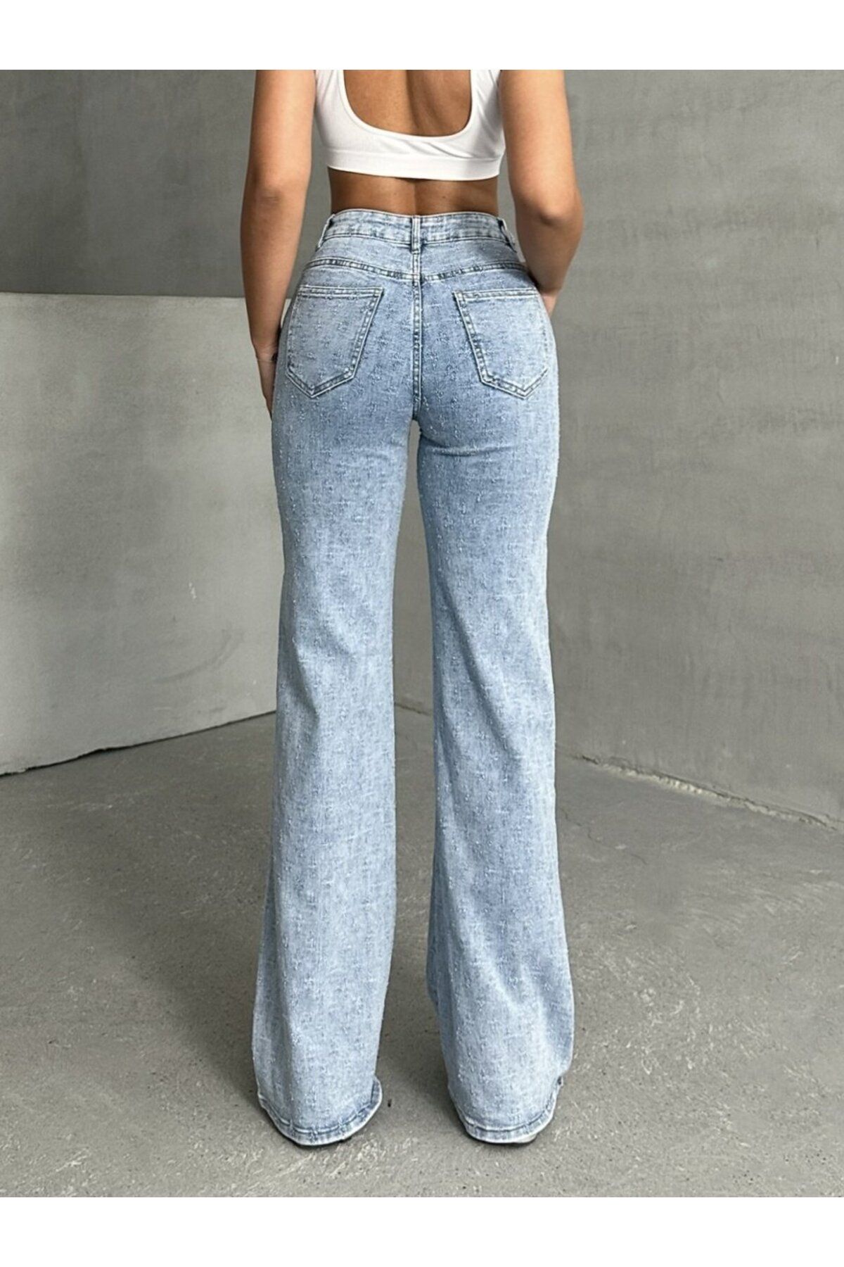 ADA MODA-Blugi evazati elastici 2