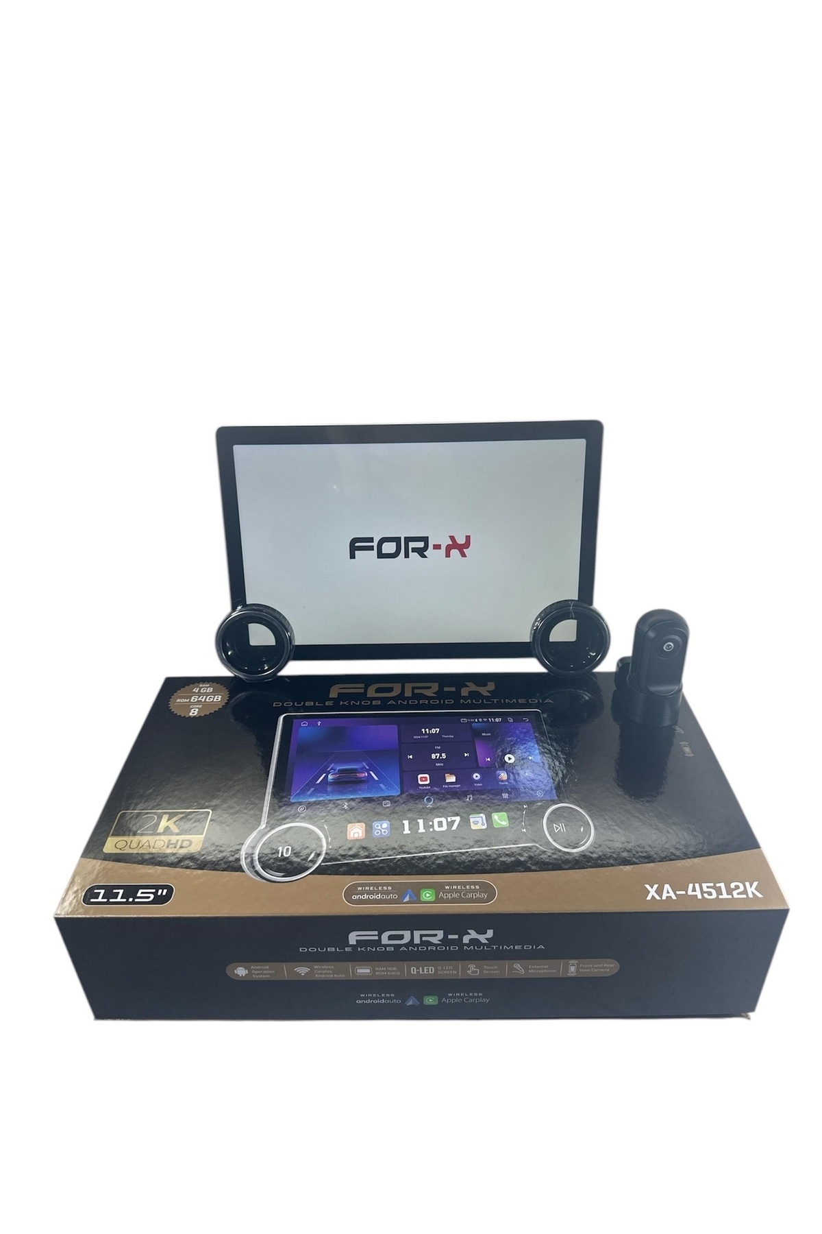 For-X FORX DİAMOND 2K 11.5'' 4.64 TS18 İŞLEMCİ HER ARACA UYUMLU