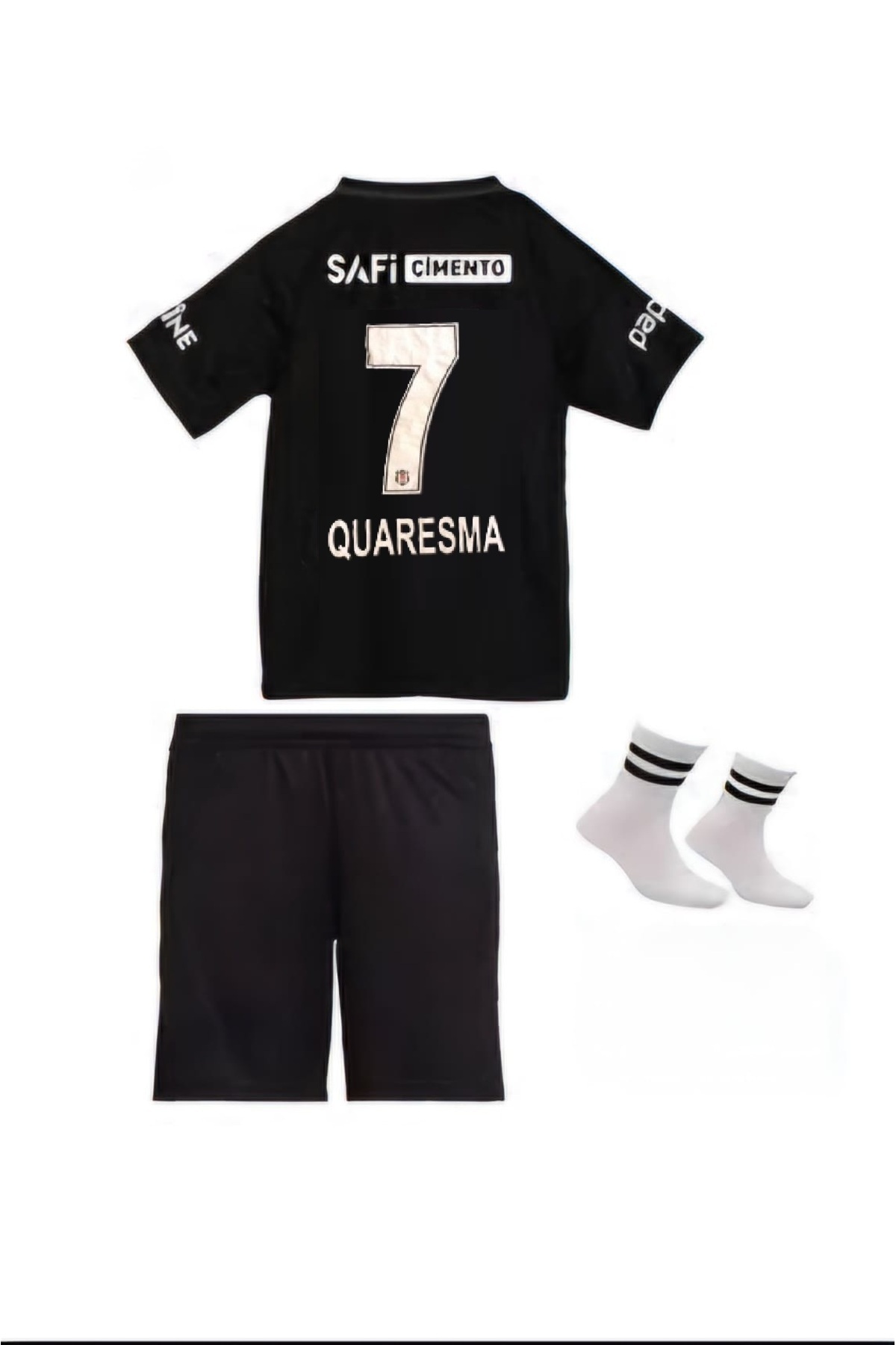 ZİLONG B.eş.ikta'ş Çocuk Forma Takımı 4'lü Set Quaresma Futbol Forması