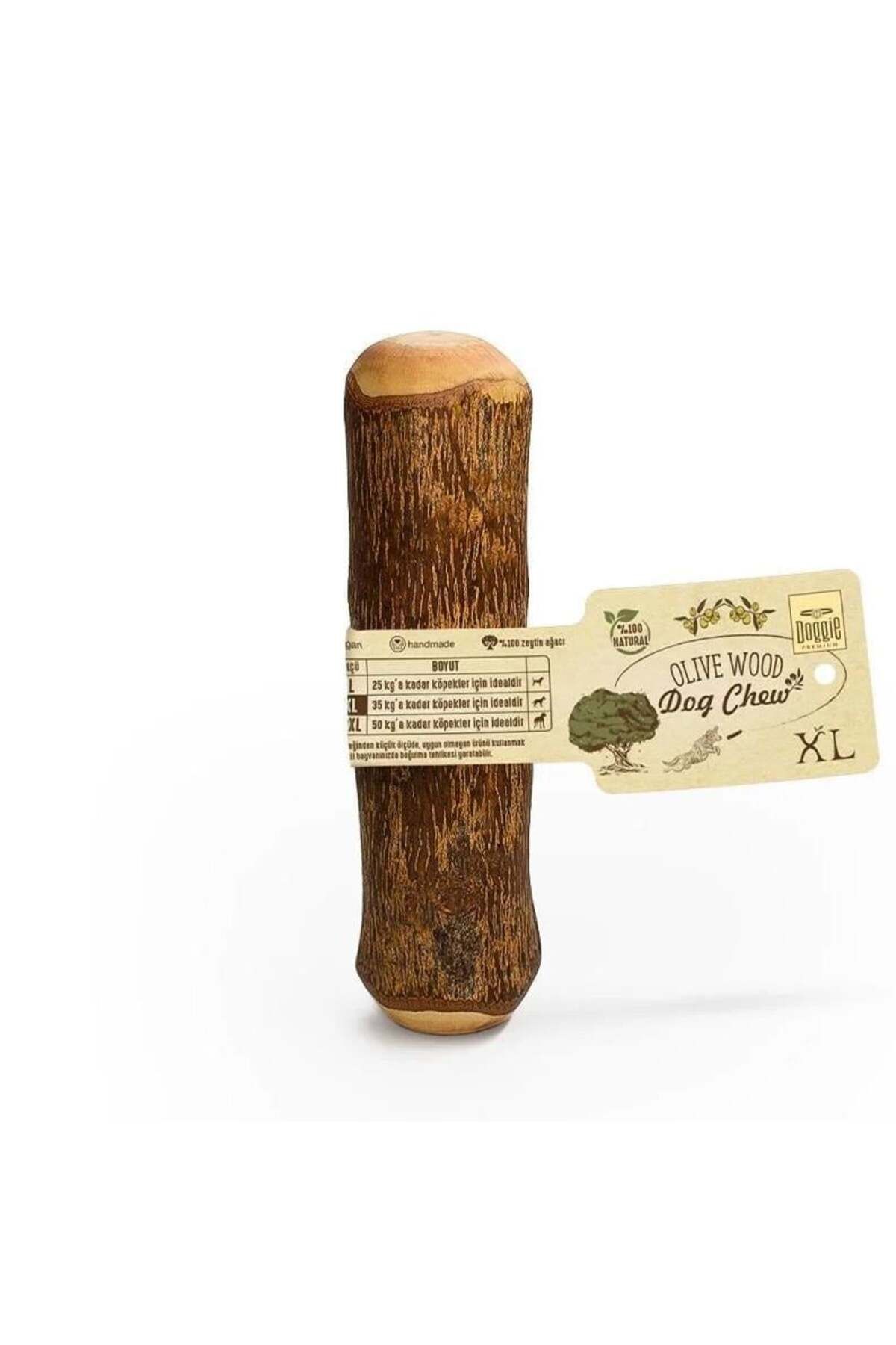feifei Doğal Zeytin Ağacı Çiğnenebilen Köpek Oyuncağı Xl 20X4 Cm 35 Kg