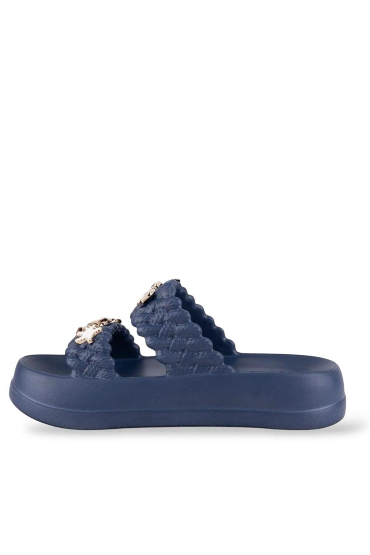 Liger-Women's Stylish and Comfortable Daily Slippers Dark Blue 2