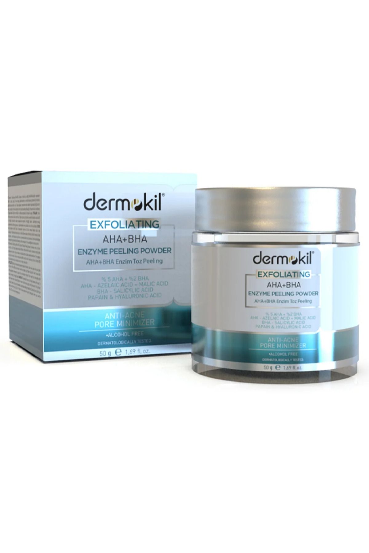 Dermokil Peeling Etkili Aha+Bha+Niacinamide Enzim Toz Peeling 50 gr