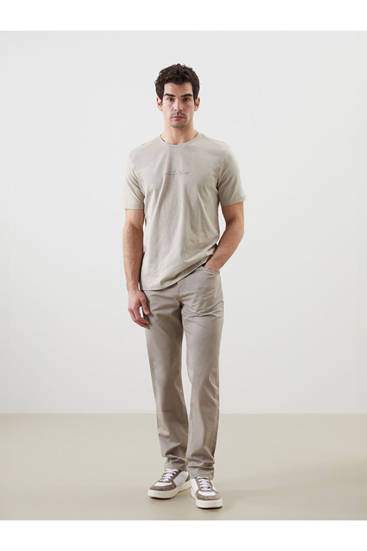 LC Waikiki Yeni Sezon Dar Kalip Gabardin Erkek Chino Pantolon - S5CV50Z8