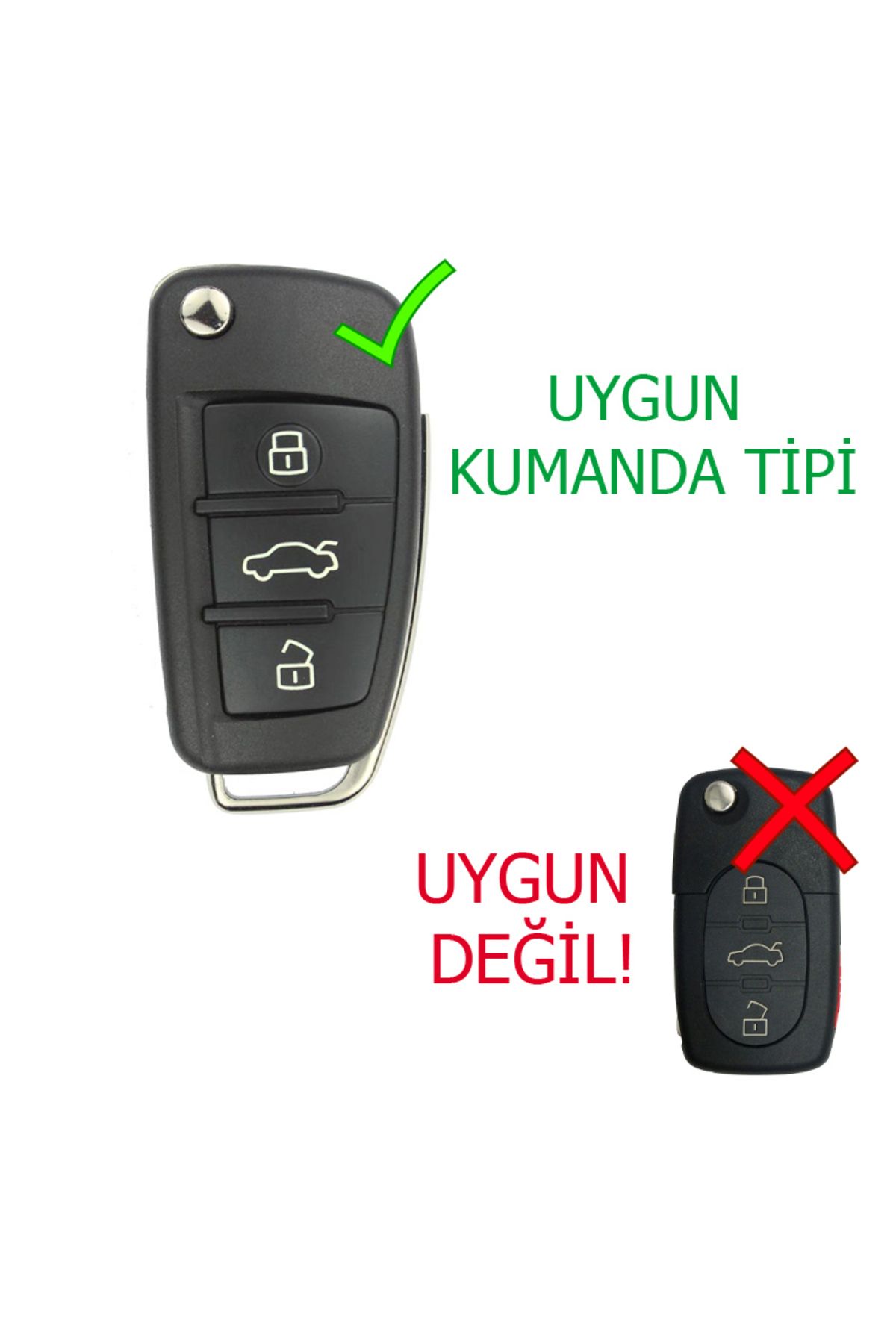 GCP German Car Parts-Audi A6 C6 Key Remote Case Cover - Audi A6 Quality Remote Control Cover Case 2