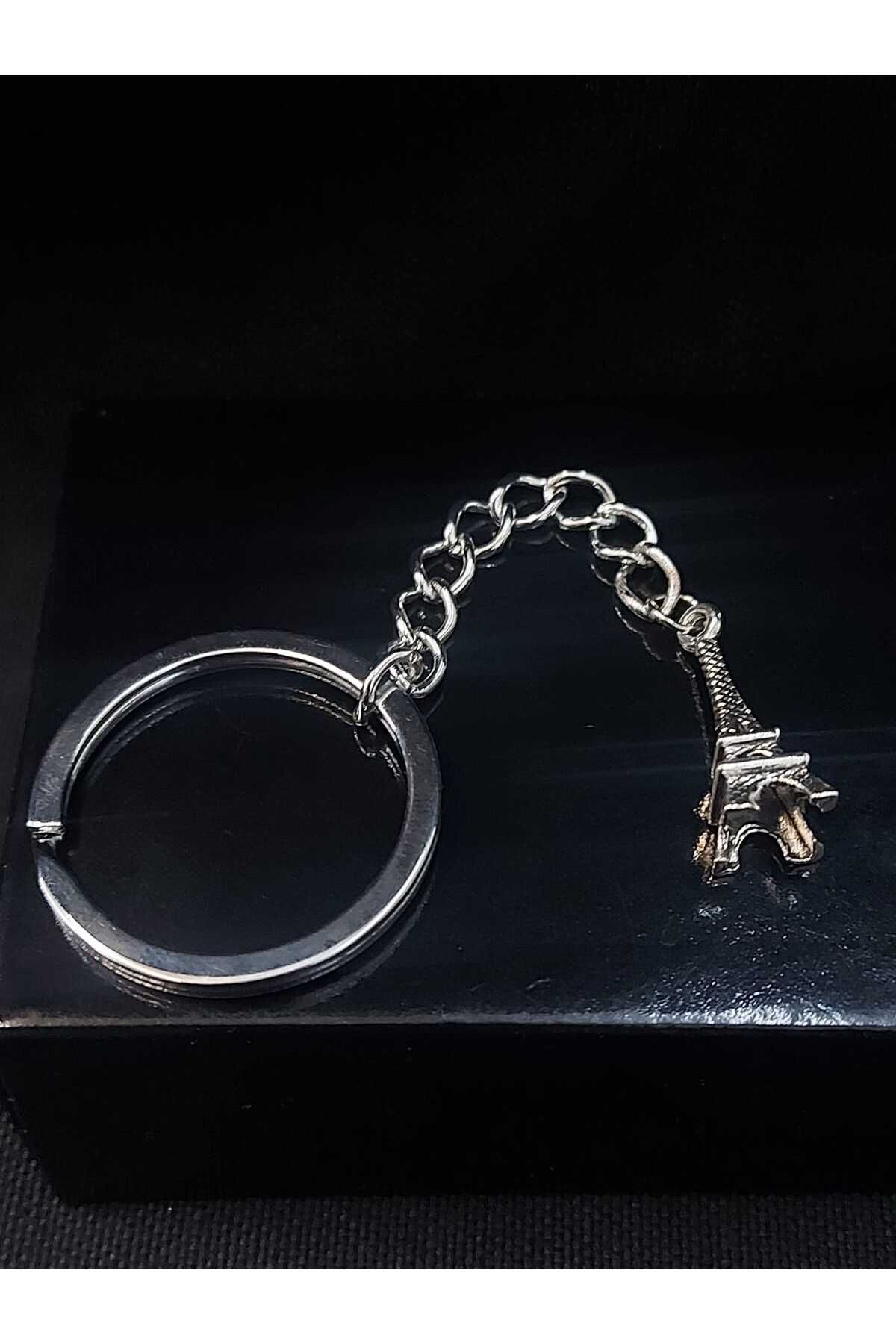 sarıyer silver-Eiffel Tower Figure Paris France Holiday Souvenir Themed History Symbol Steel Keychain 7