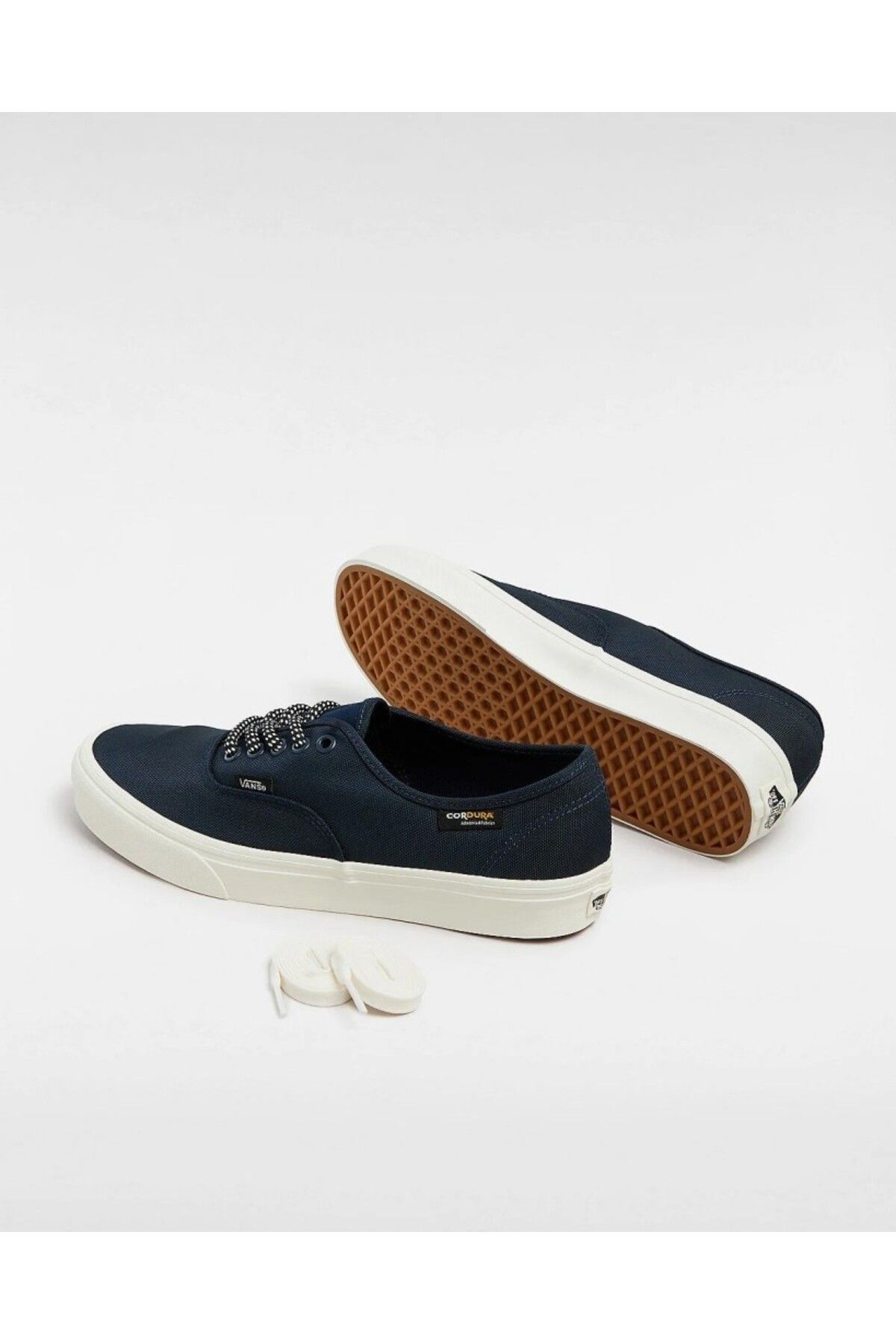 Vans-Men's Sneaker Authentic Akyakabı Laziz Blue Kotta Fabric Cotton 3
