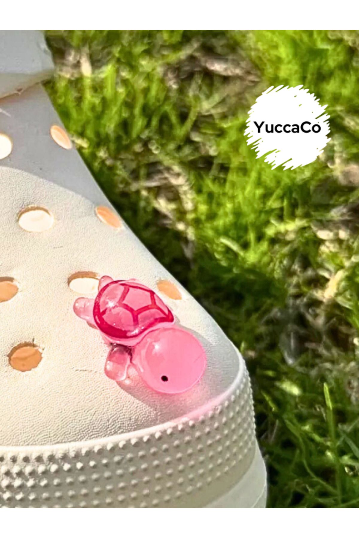هدیه مفهومی درخشش لاک پشت در دمپایی سه بعدی تاریک تزئین 3D JIBBTIZ CROCS CHARM Crocs