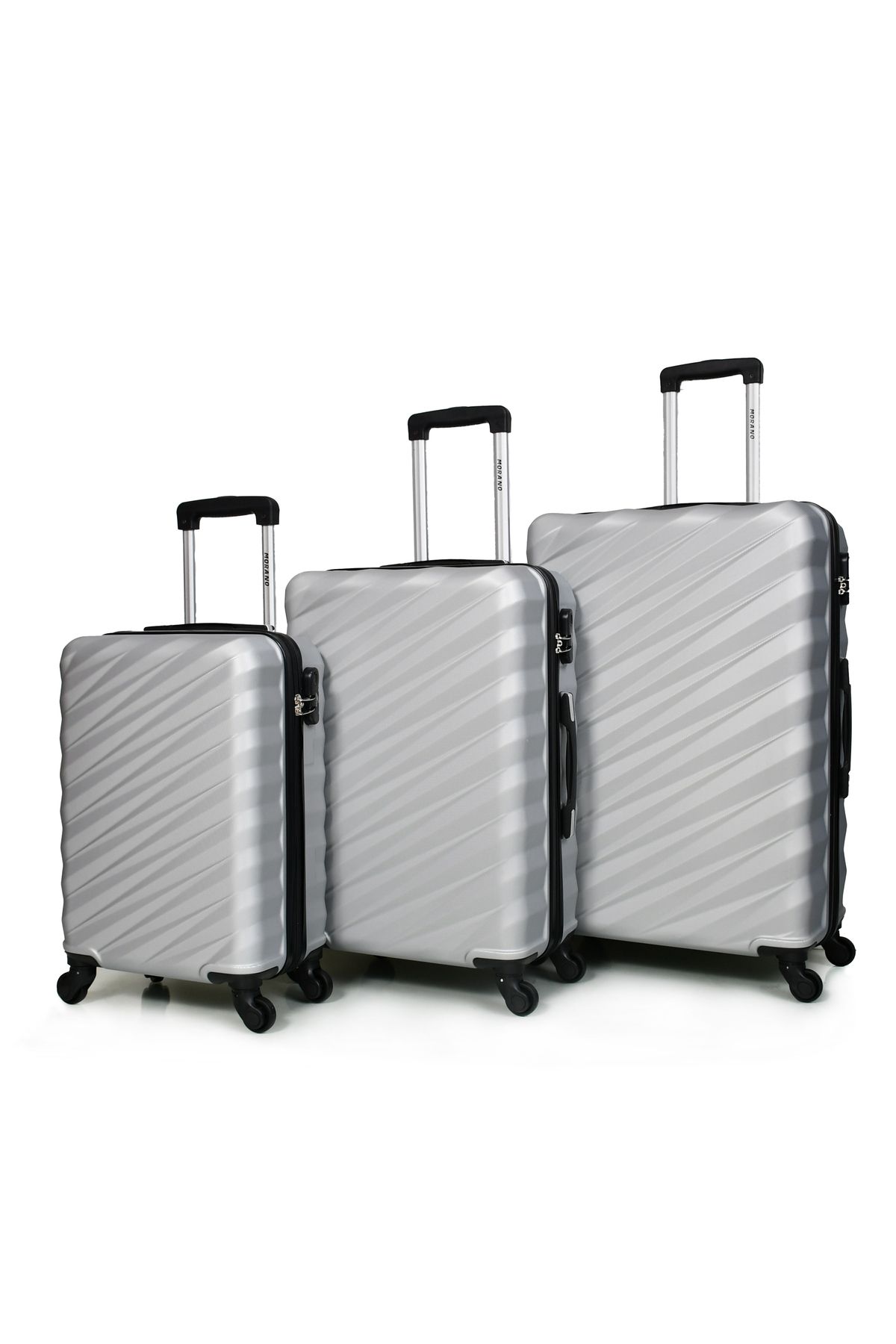 MORANO-3-Piece Morano Travel Luggage Trolley Set Size 28''-24''-20'' Inches. 1