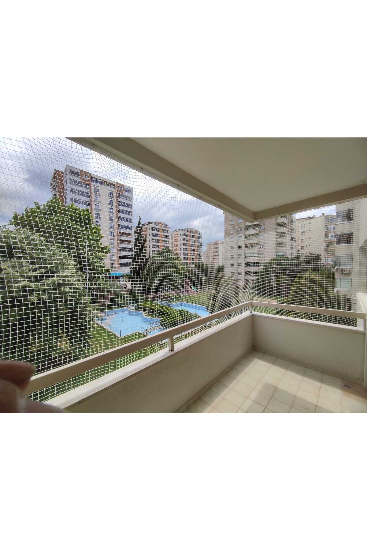 tetramoda Balkon Filesi 2x7,5 m Kuş Filesi Balkon Güvenlik Filesi Kuş Önleme Filesi