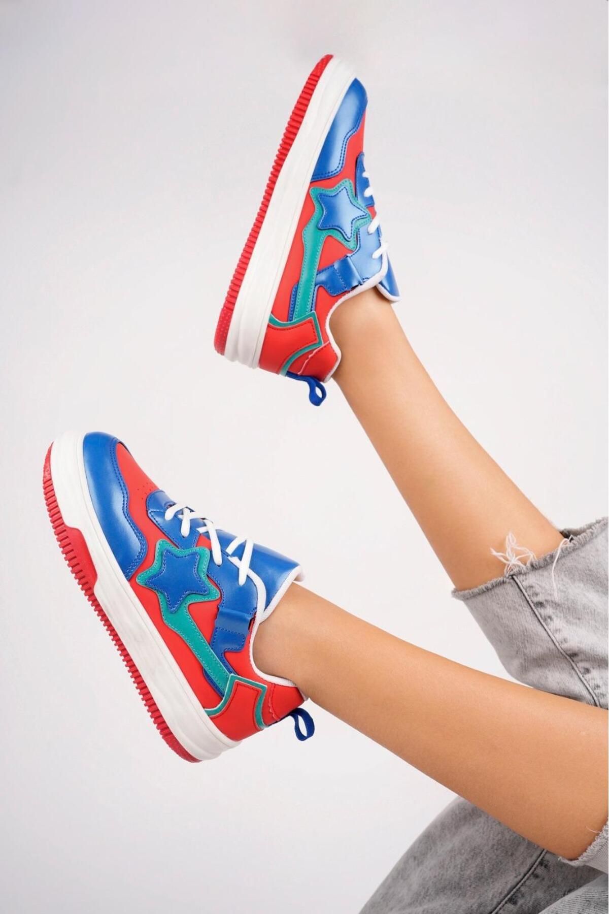 MODATALİKA-Women's Starry Sneakers "Shine Like a Star in Every Step!" 2