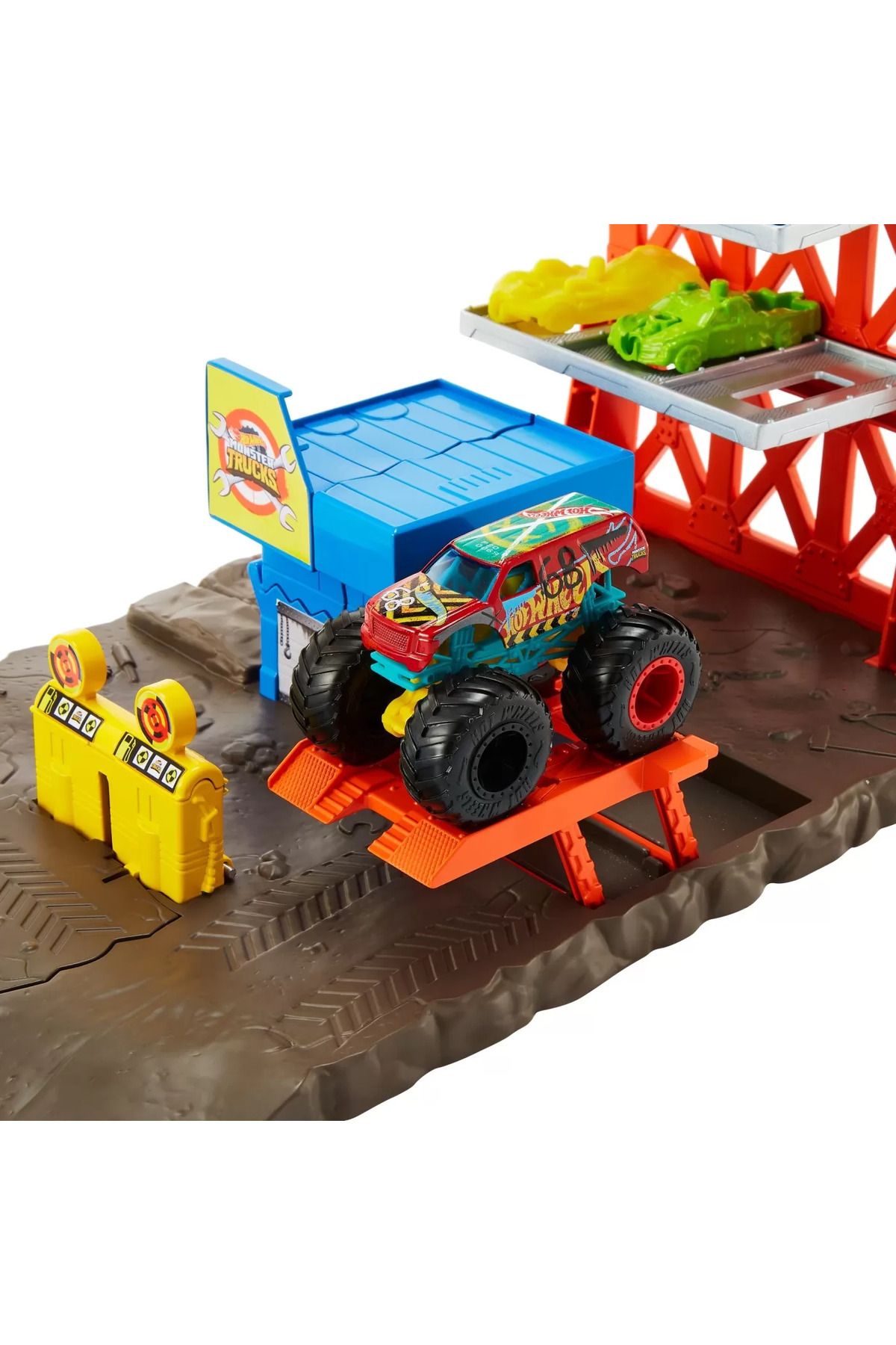 mattel-Hot Wheels Monster Trucks Set Blast Station 6