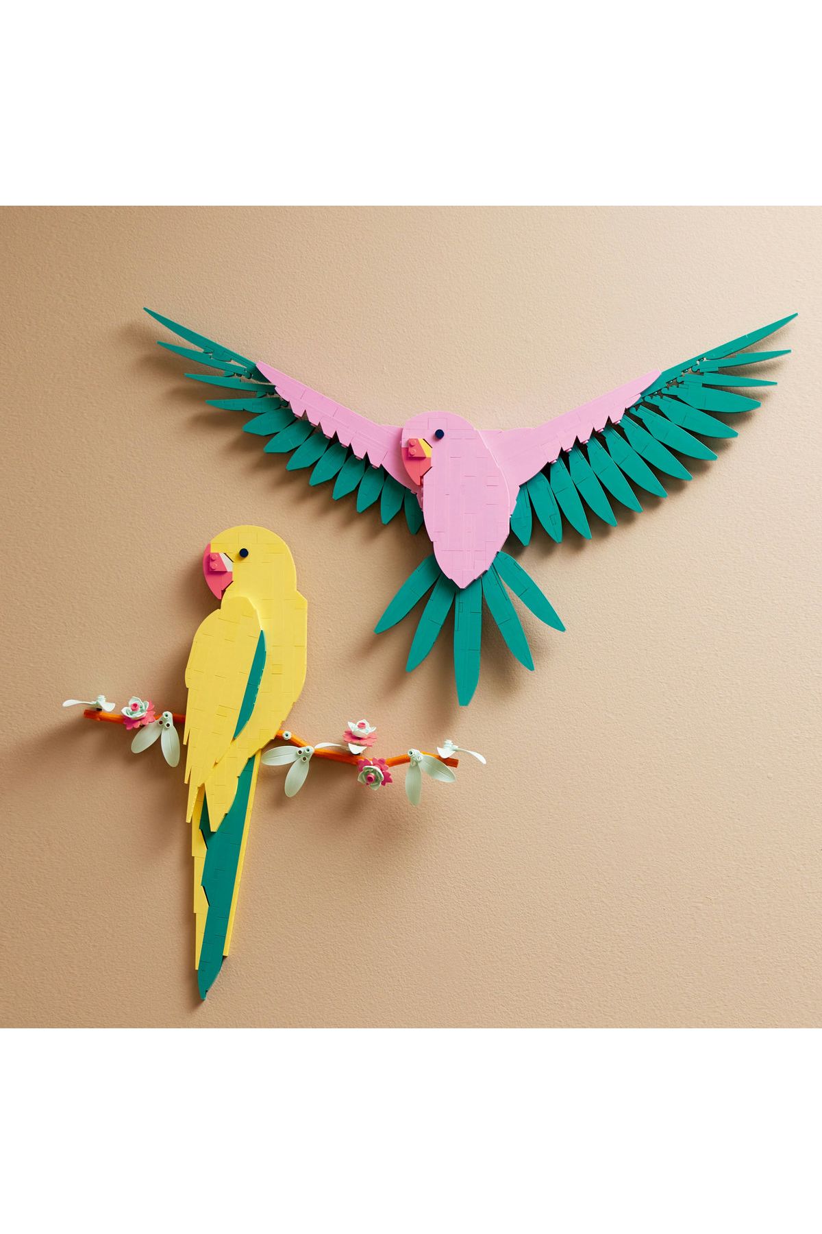 LEGO-®   Colecția Art Fauna – Macaw Parrots 31211 - Kit de construcție pentru vârsta de 18 ani și peste (644 bucăți) 5