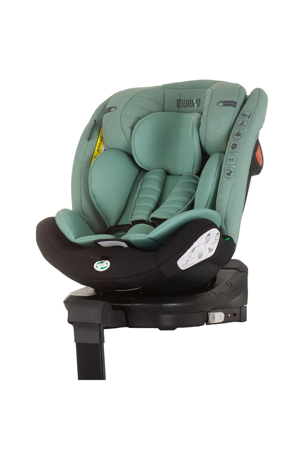 Chipolino Scaun Auto Tourino I-size 40-150 Cm Pastel Green Cu Sistem Isofix - One Size