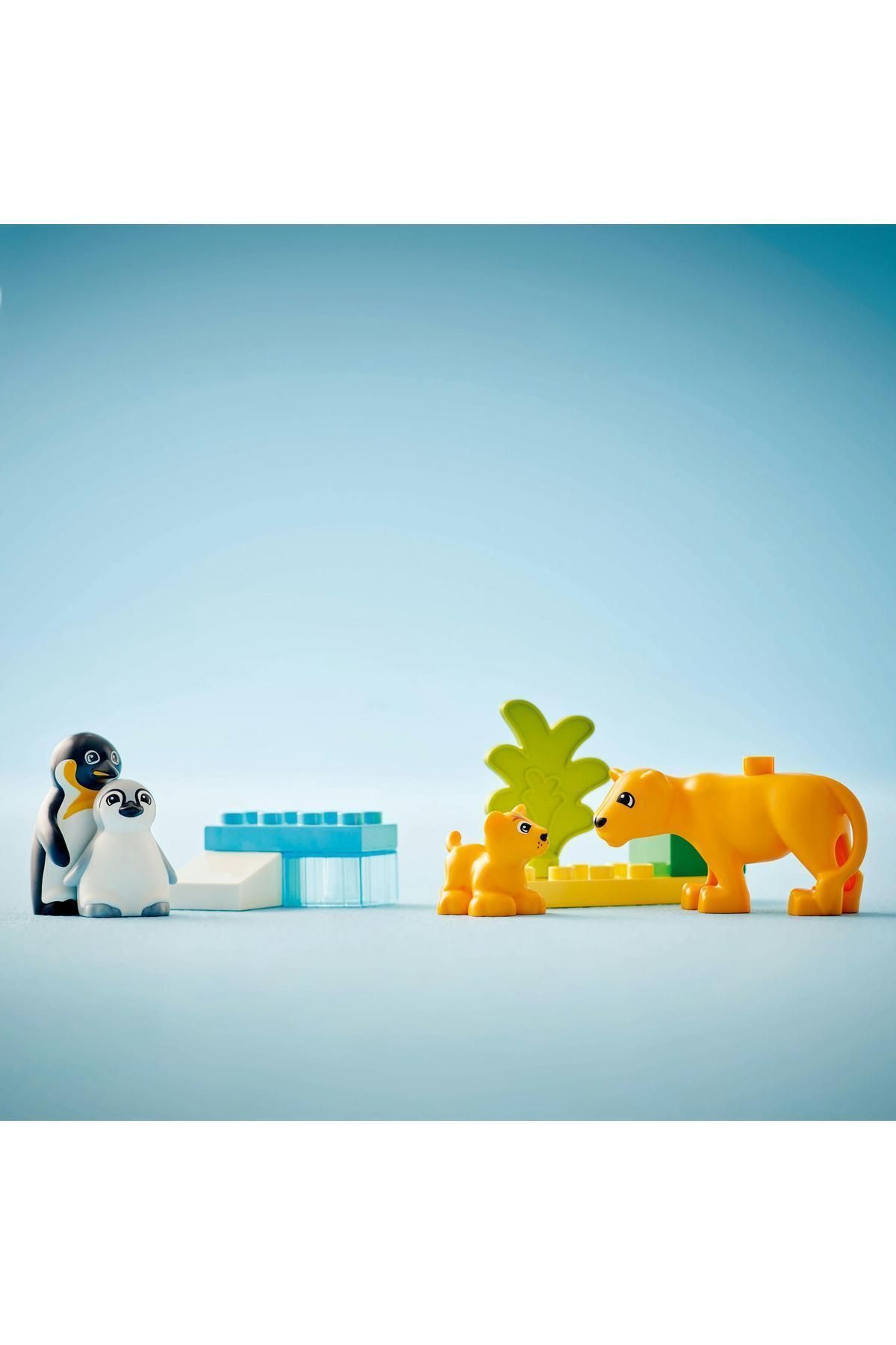 LEGO-®   DUPLO ®   Familii de animale sălbatice din oraș: pinguini și lei 10442 - 2 ani și peste (10 bucăți) 5