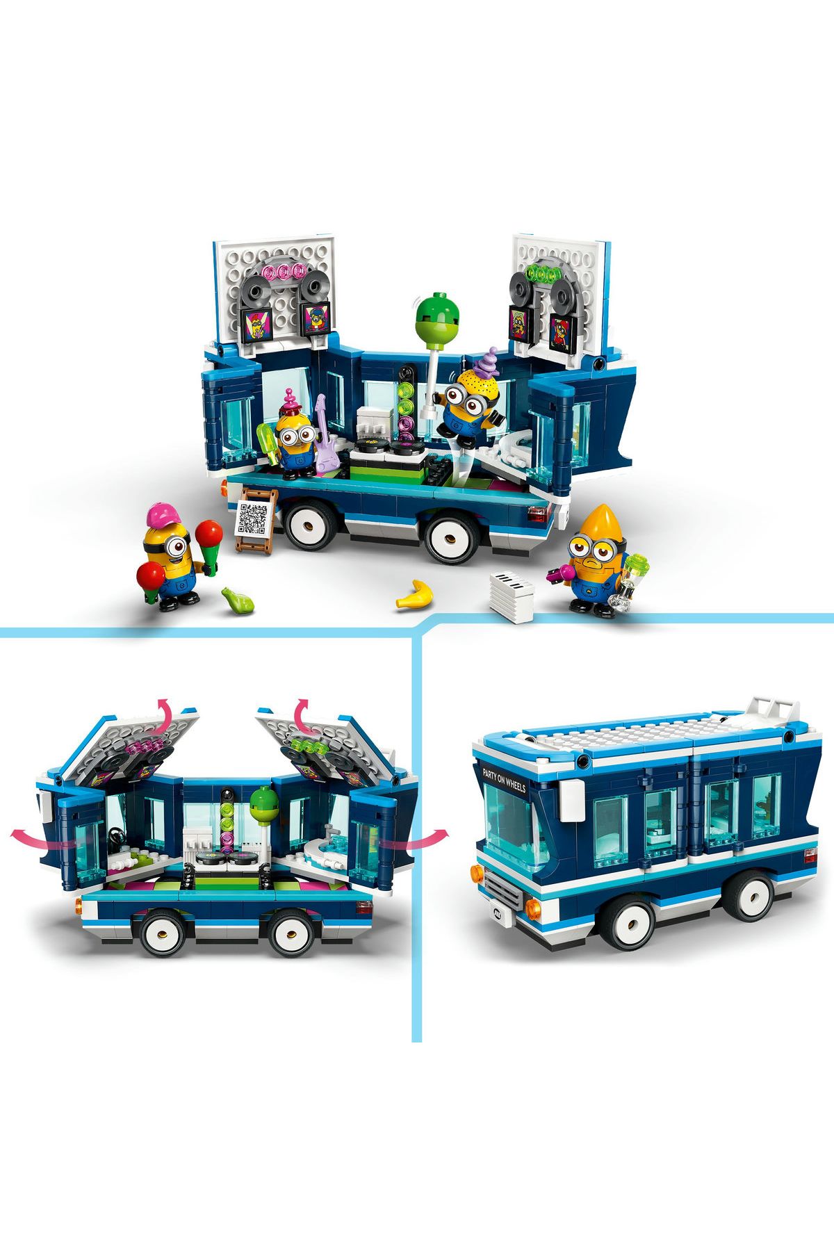 LEGO-Despicable Me Set de autobuz muzical pentru minioni de la 4 la 7 ani și peste 75581 (379 piese) 5
