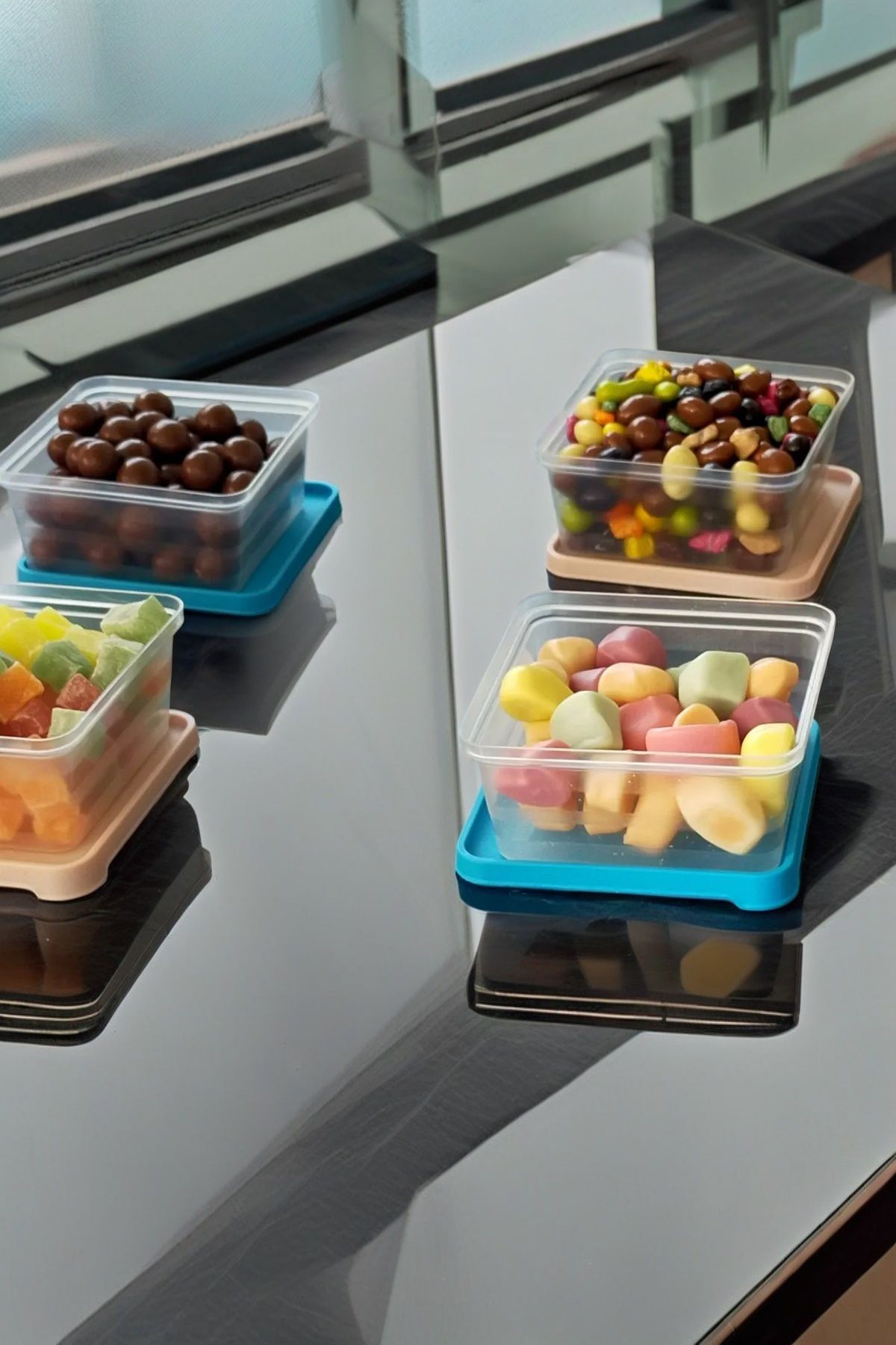 Ege-Breakfast and Storage Container Set Set 330 ml X 12 Pieces 4