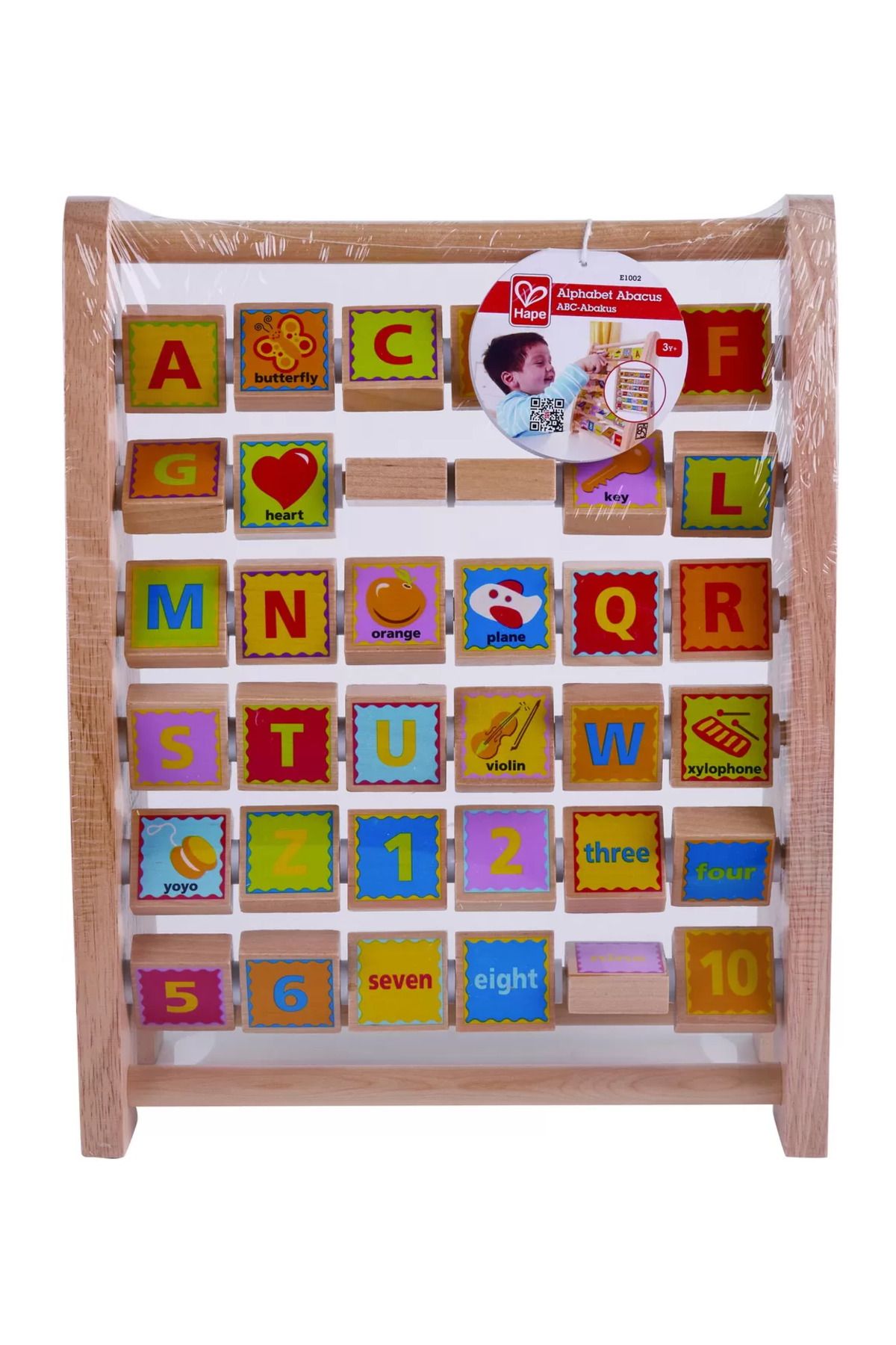Hape-Alphabet Patterned Abacus 5