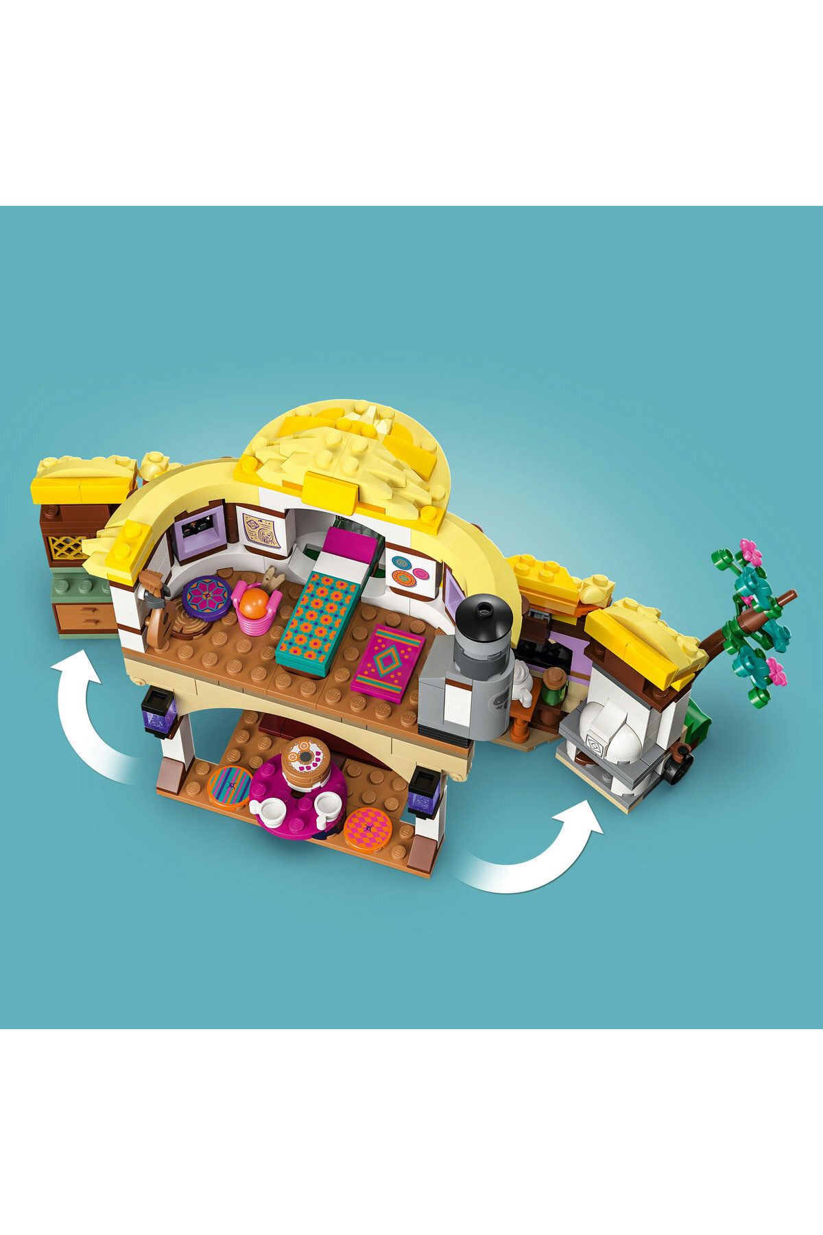 LEGO-® مجموعة ألعاب ديزني آشا هاوس 43231 - مجموعة ألعاب إبداعية للأطفال من سن 7 سنوات فما فوق (509 قطعة) 6