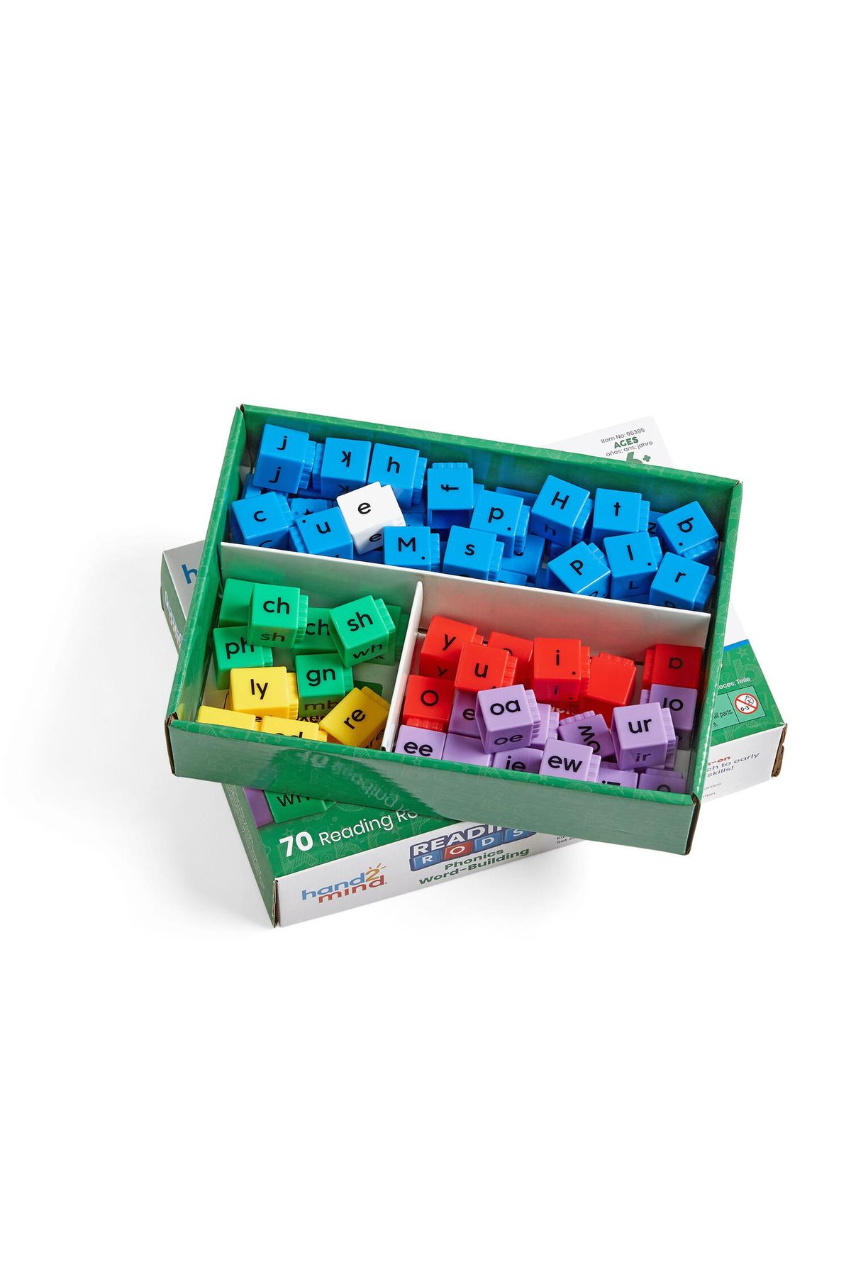 Hand2Mind-Reading Rods Cubes - Elements Of Phonetics 3