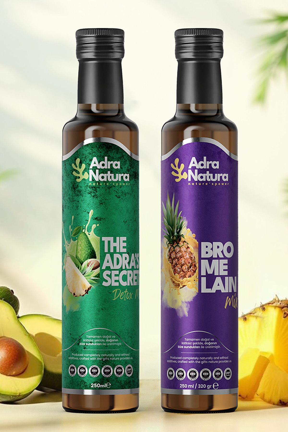 AdraNatura Arınma Paketi - The Adra’s Secret Detox Cure Sirkesi + AdraNatura Bromelain Blend