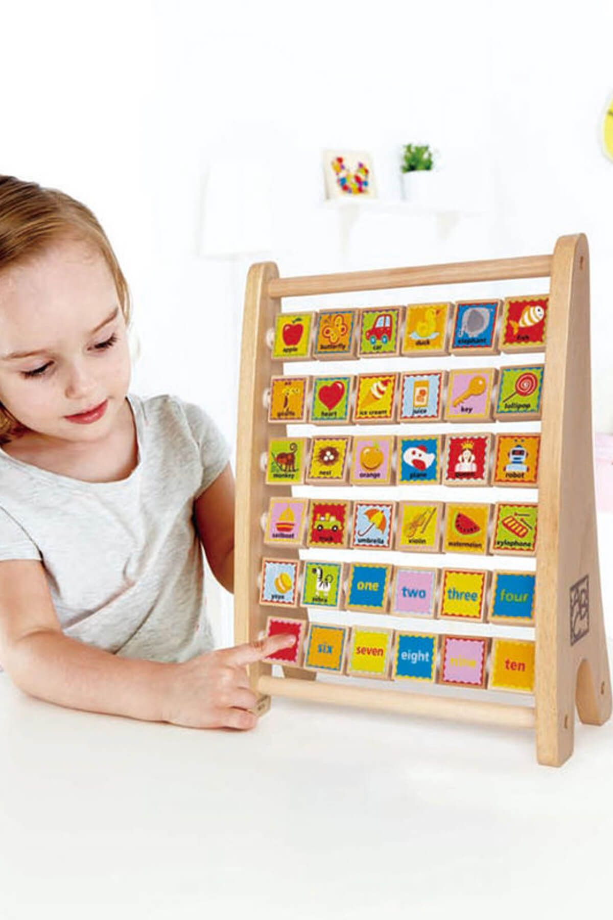 Hape-Alphabet Patterned Abacus 3