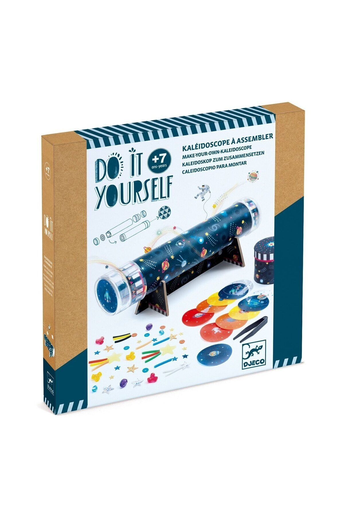 djeco-How to Make a Kaleidoscope, Creative DIY Handicraft Set 1