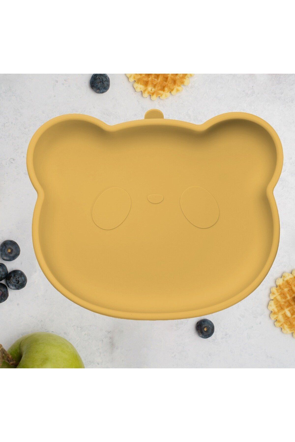 APPEKIDS Farfurie Din Silicon Cu Ventuza, , Panda - Honey - One Size
