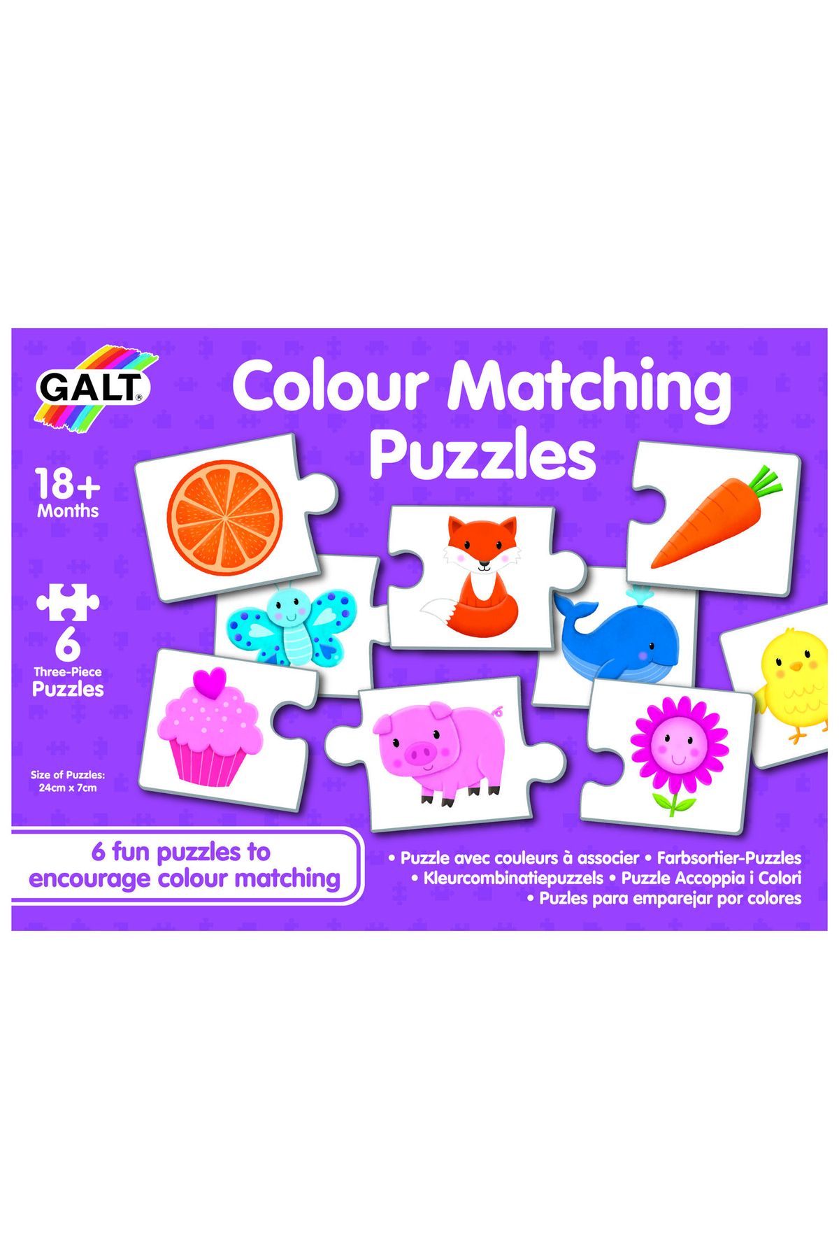 Galt-Set Of 6 Puzzles - World of Colors 1