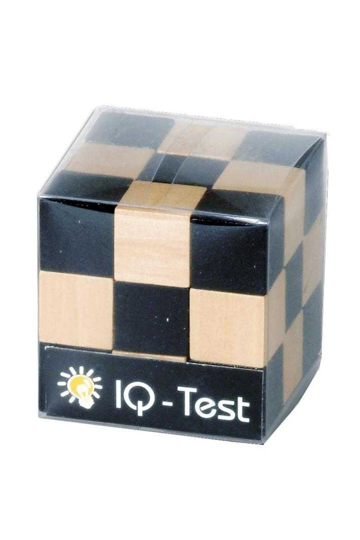 Fridolin-Cub sarpe lemn - Joc logic puzzle 3D 3