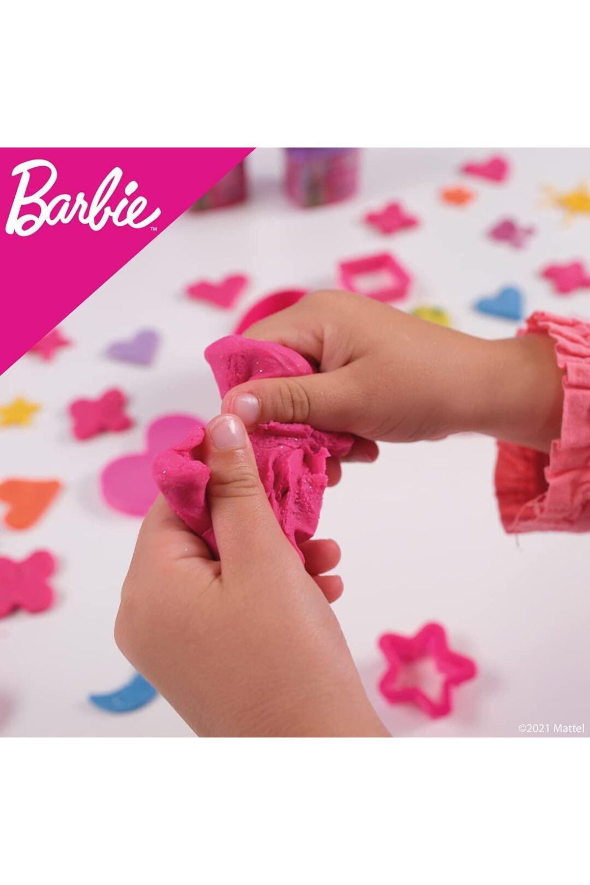 Lisciani-Plastilina cu sclipici - Barbie 2