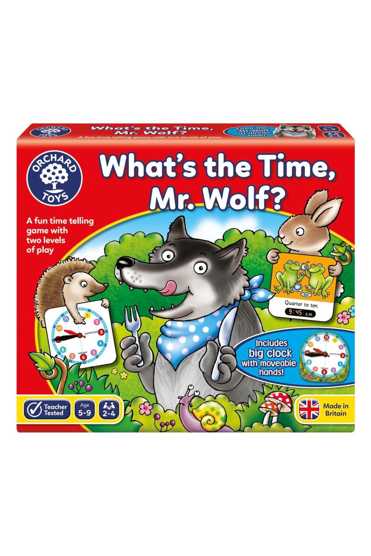 Orchard Toys Joc De Societate Cat Este Ceasul Domnule Lup What's The Time Mr Wolf - One Size